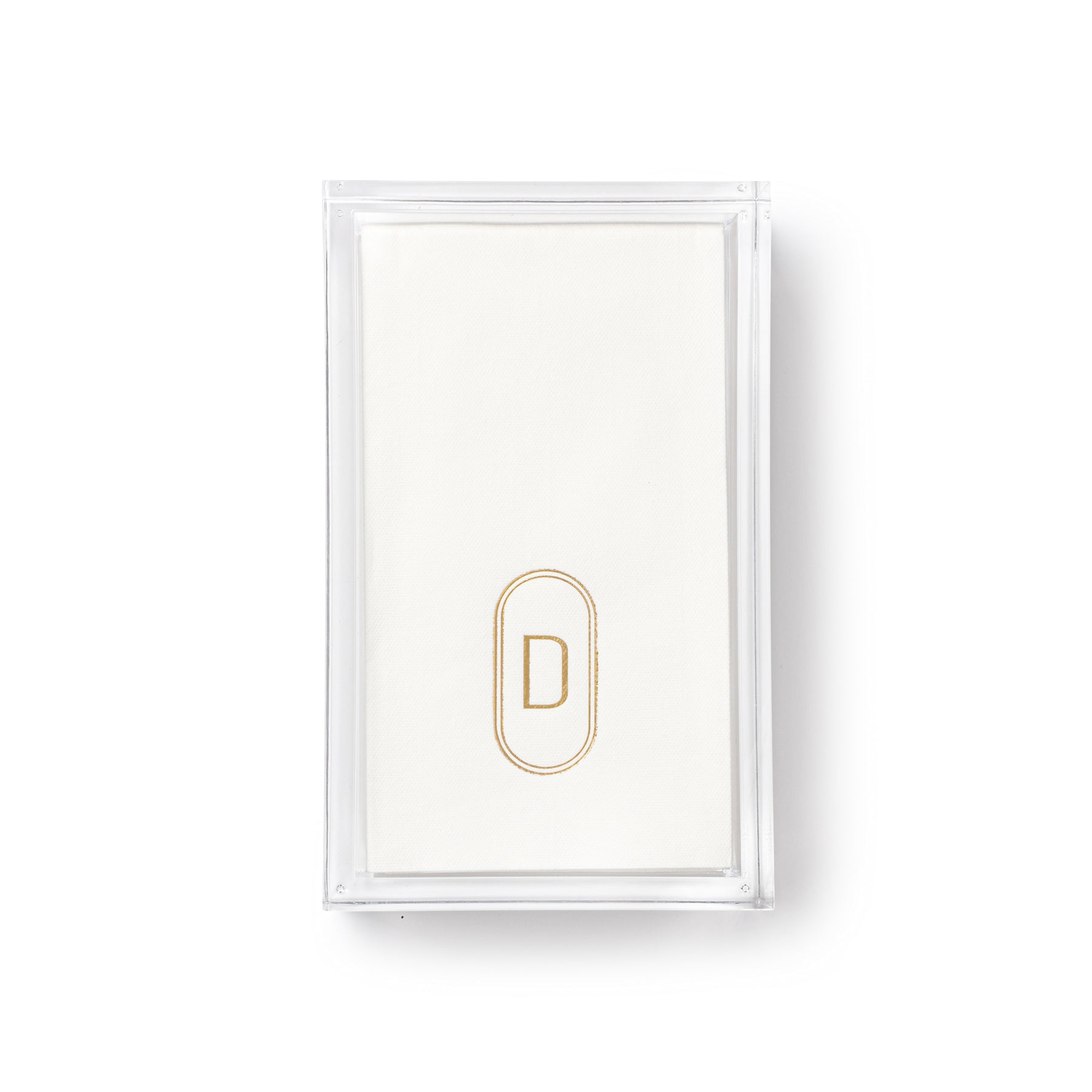  Gold Oval Napkins With Acrylic Tray Gift Set、mySite、elrpsem3k