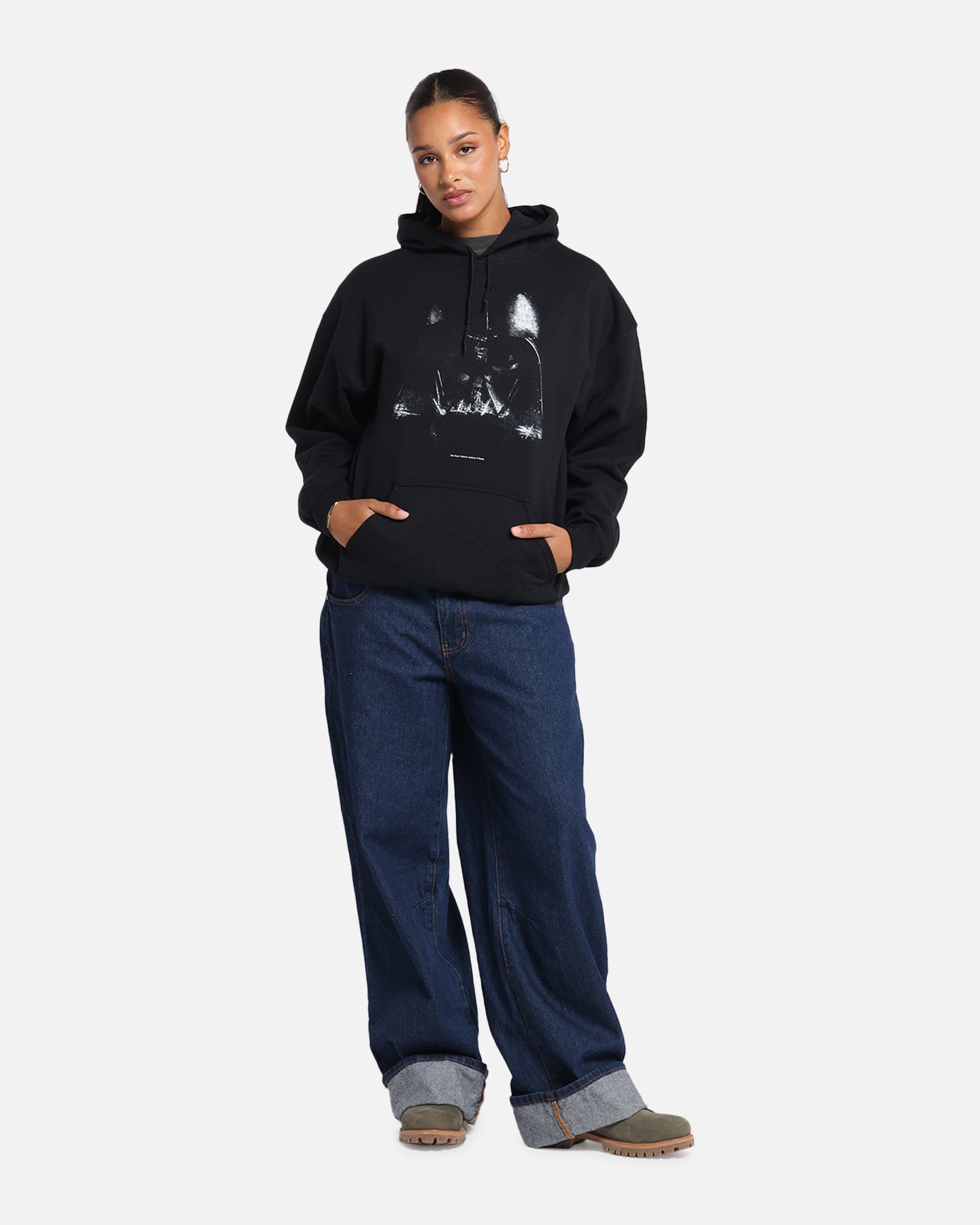 73 Studio Star Wars Vader Premium Hoodie Black、mySite、zt4zffjzw