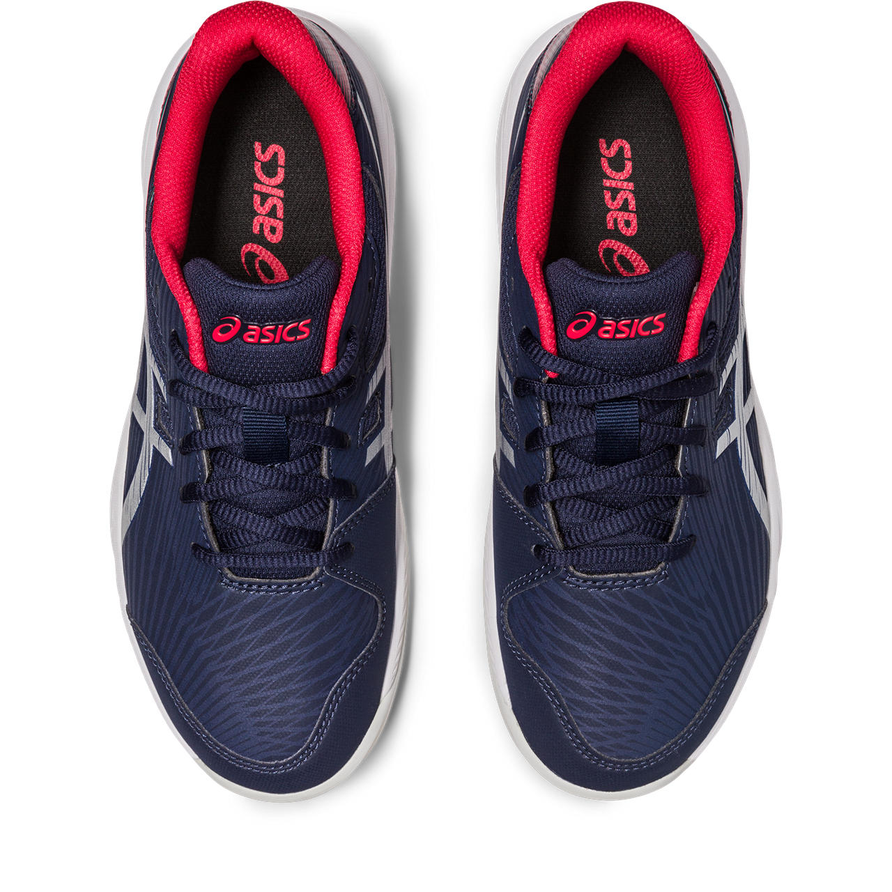 Asics Gel Game 9 GS Junior Tennis Shoe (Navy/Silver)