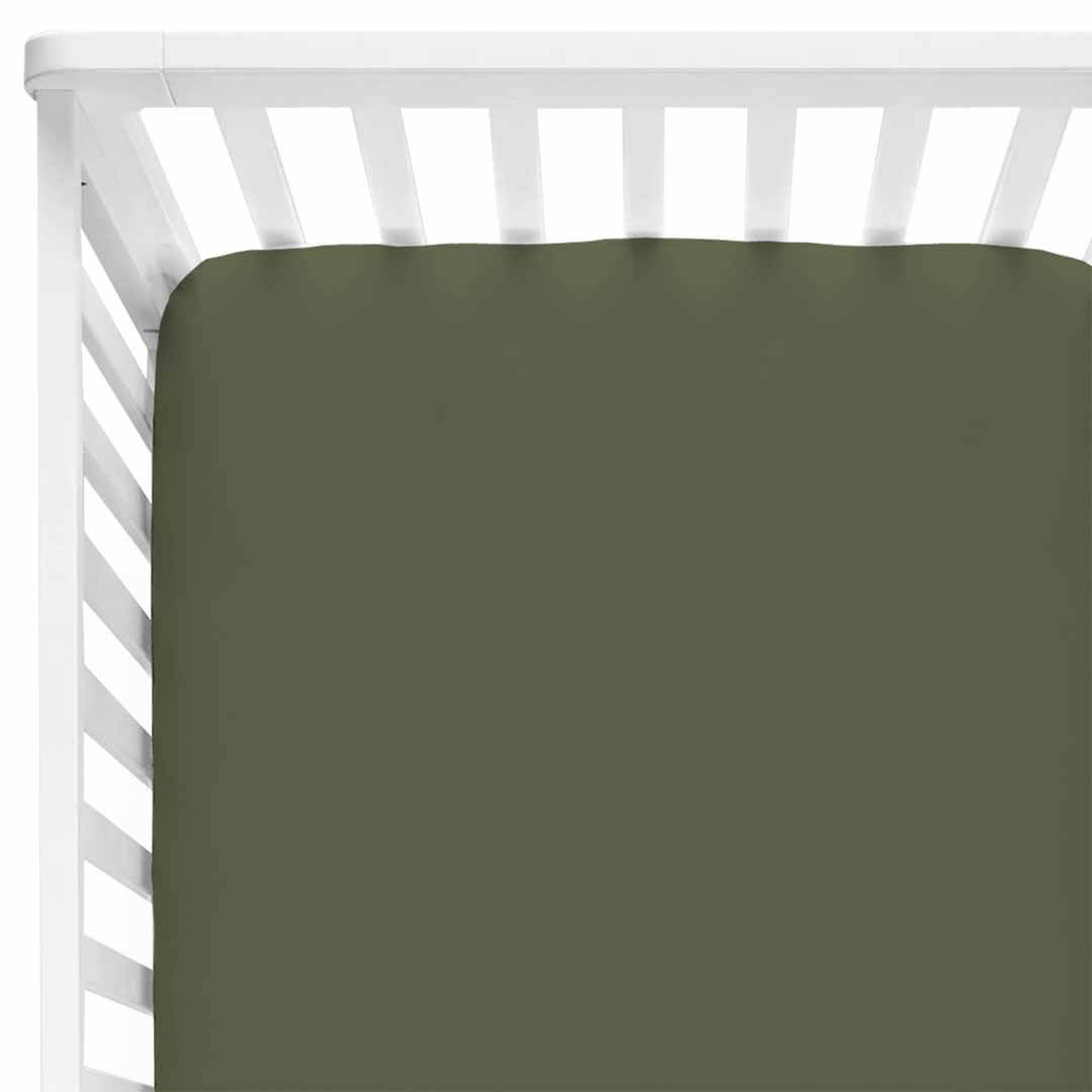  Solid Olive Bamboo Knit Crib Sheet、mySite、layawaytickets
