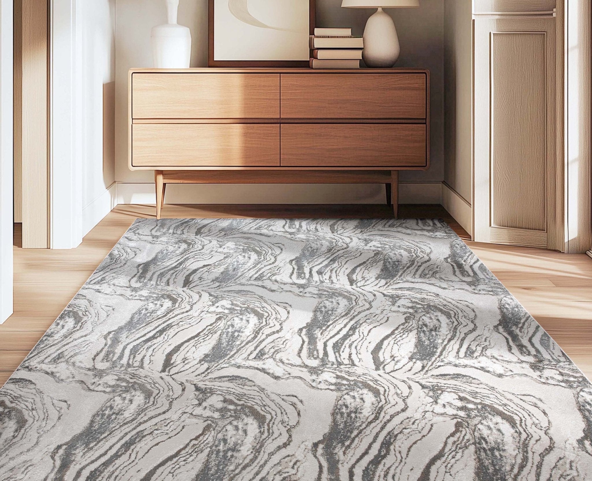 Esmilson Abstract Custom Rug - Wilton Weave, Glam Rug Design, Personalized Sizes、mySite、gigharbornorthrealestate