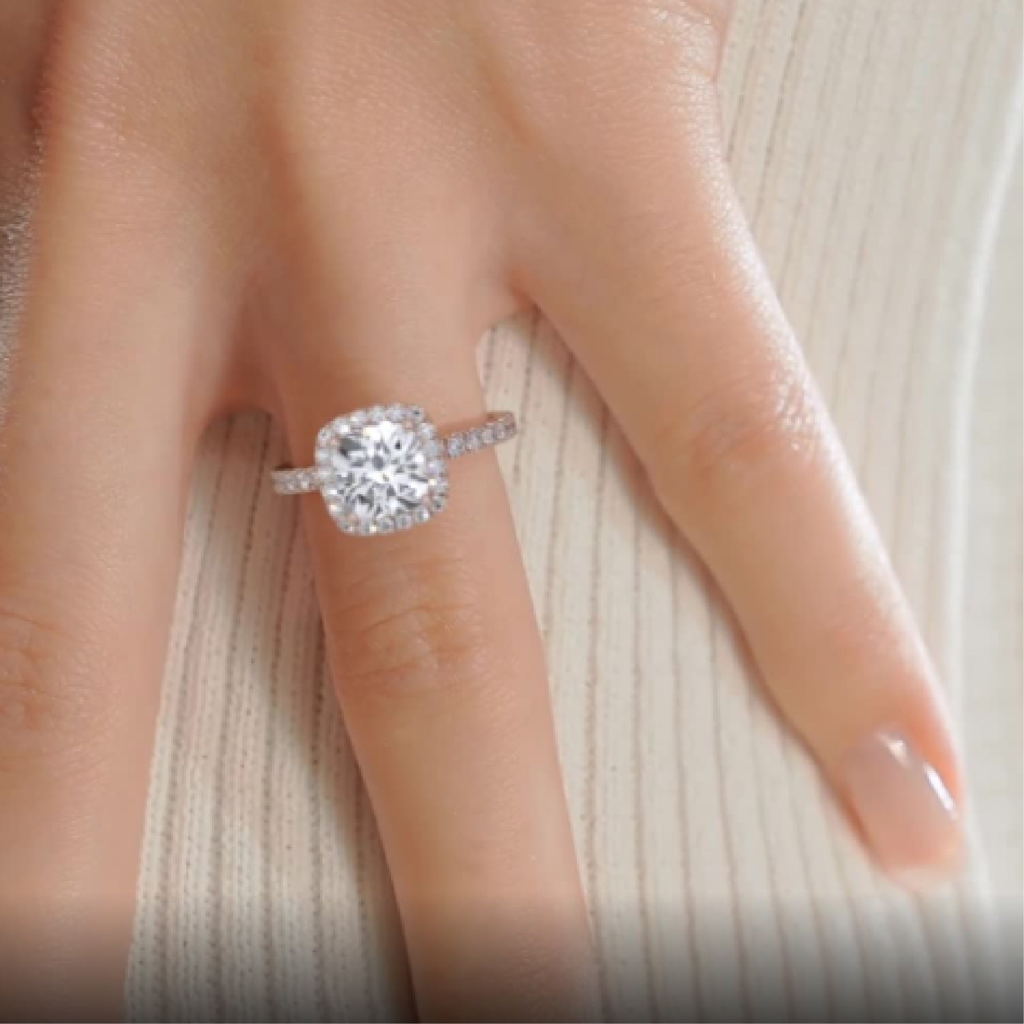 Alice Lab Grown Diamond Ring -14K Rose Gold、mySite、hinf8tx79