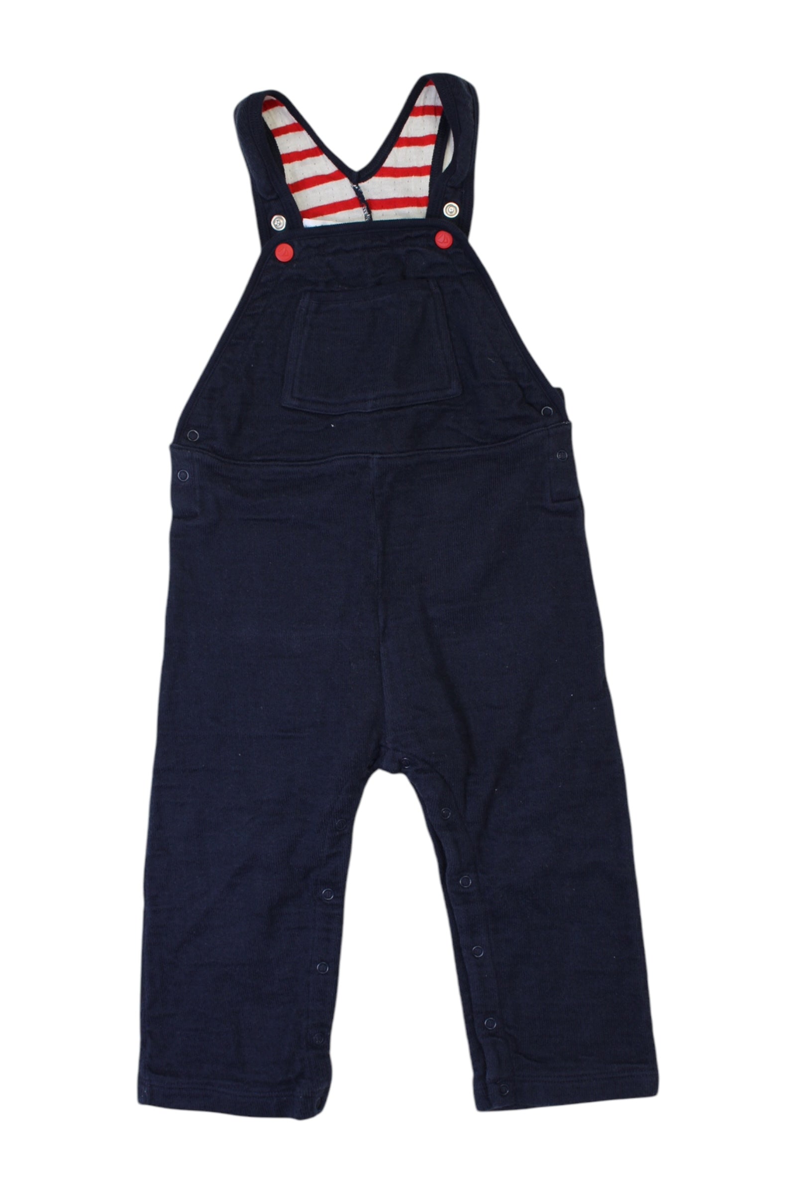 Petit Bateau Striped Long Overalls 18-24M、mySite、g9winljtr