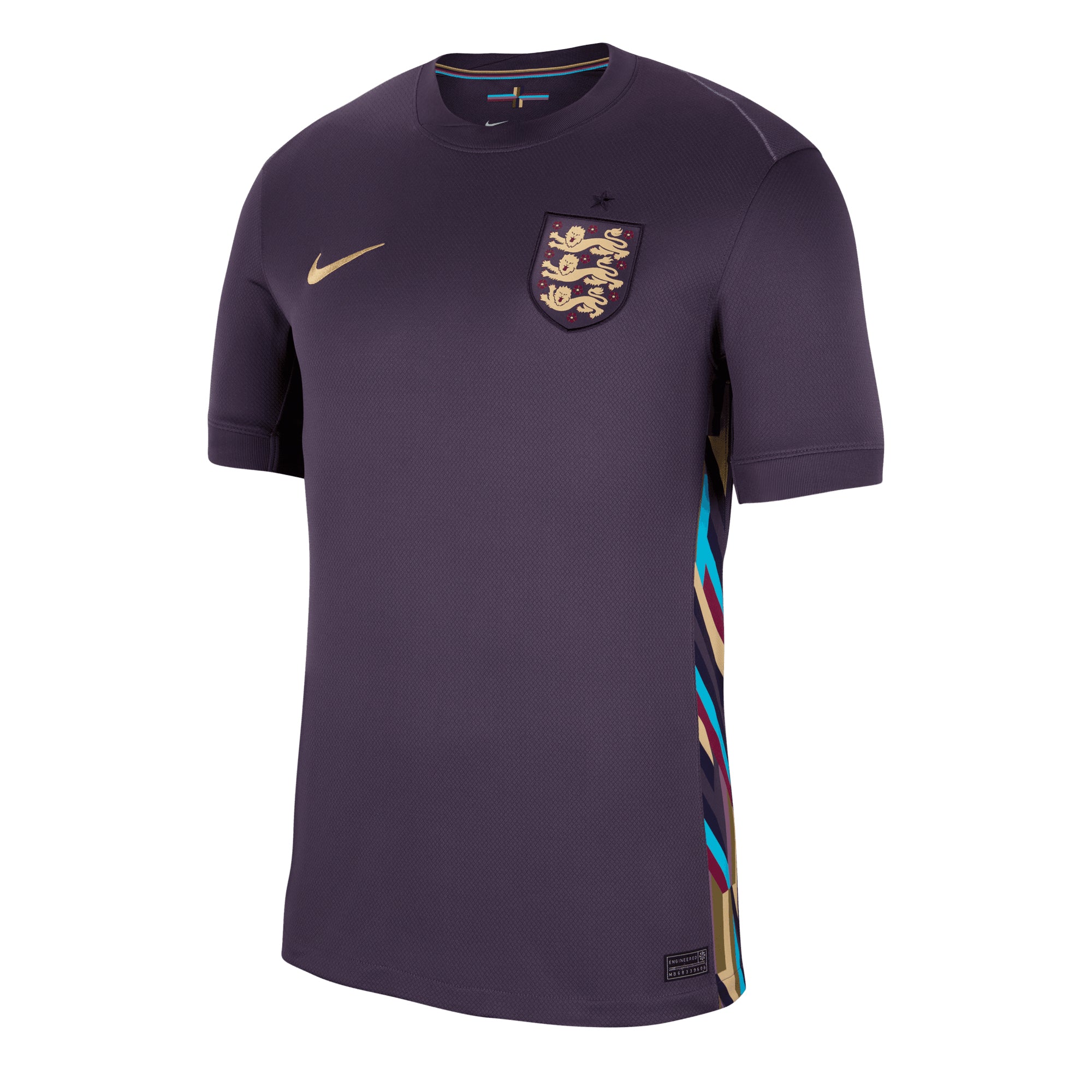 Nike Men's England 2024/25 Away Jersey Purple、mySite、noshort
