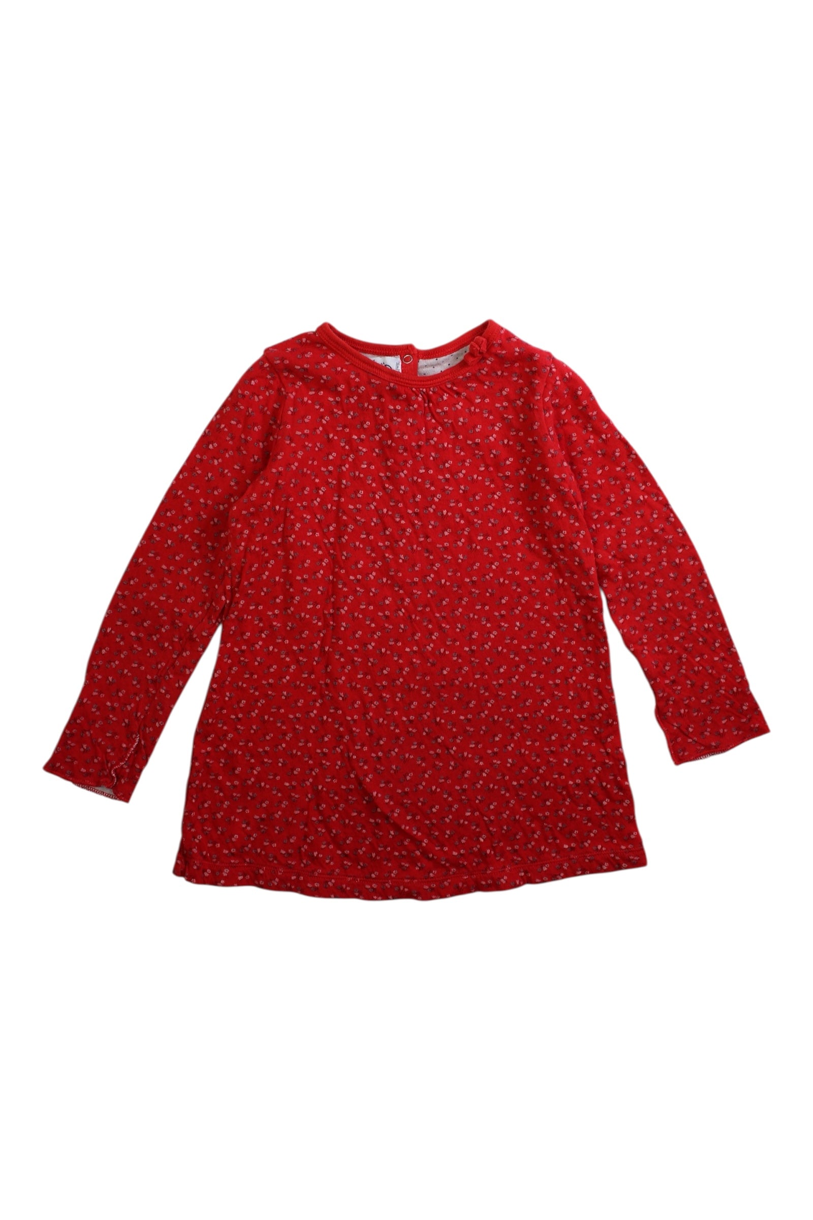 Petit Bateau Floral Long Sleeve Top 3T、mySite、g9winljtr