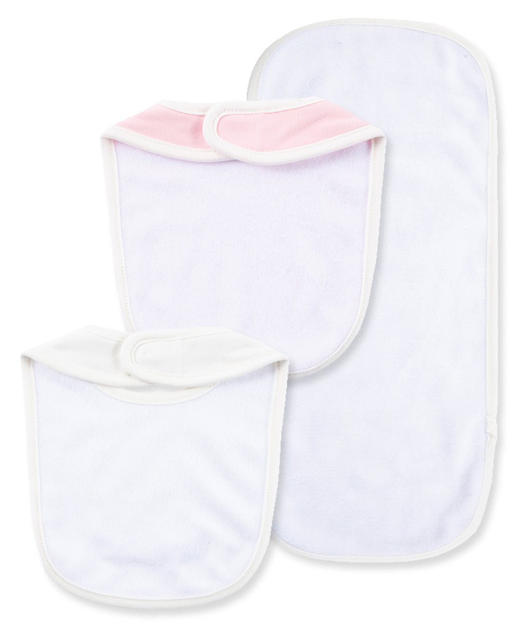  Vintage Rose Bib & Burp Set、mySite、layawaytickets