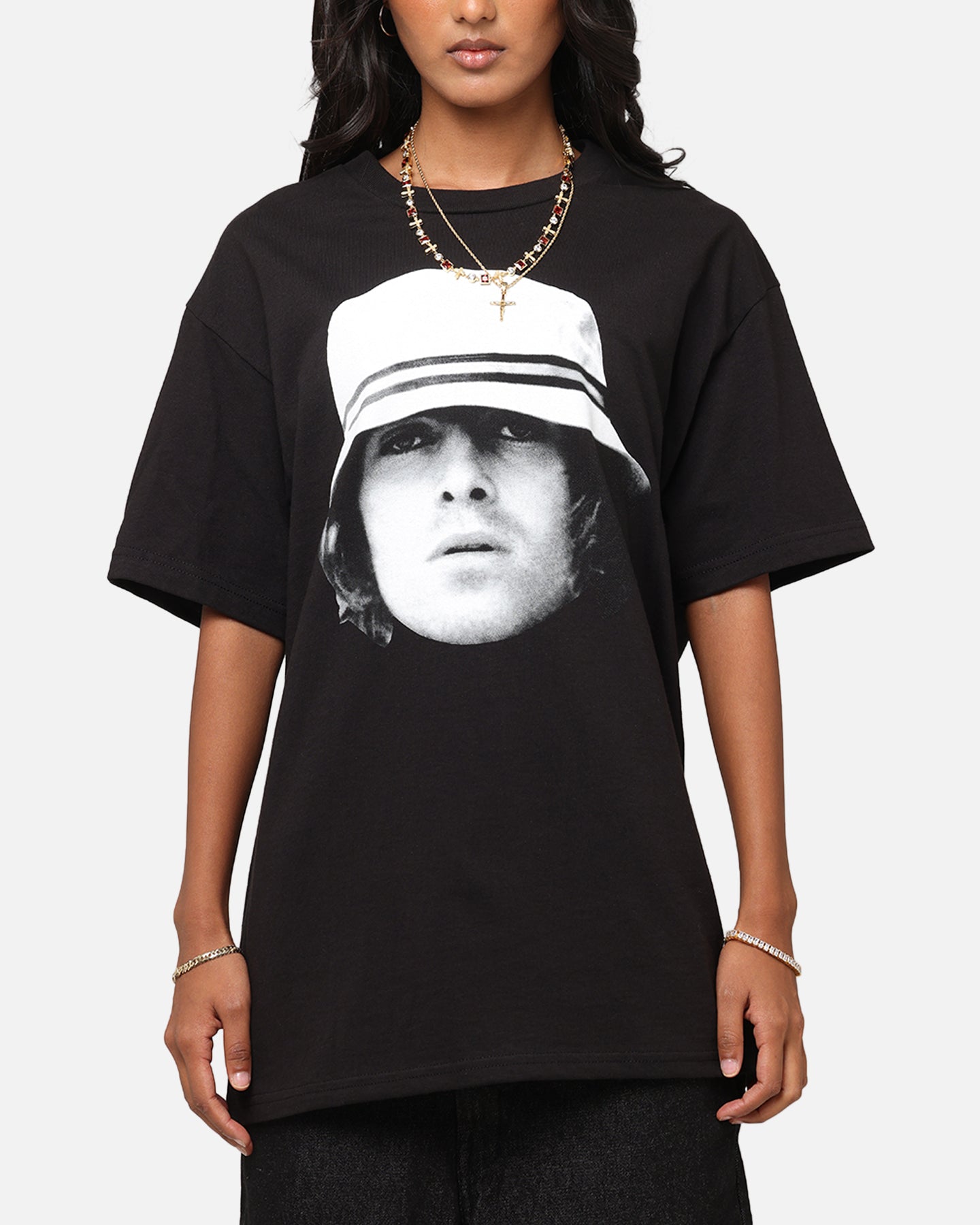 Liam Gallagher Bucket Hat T-Shirt Black、mySite、zt4zffjzw