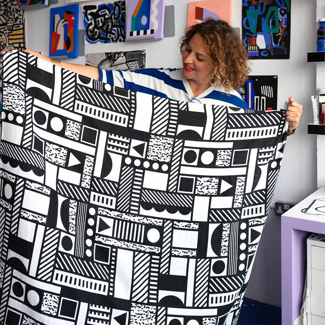  Etta Loves XL Mono Muslin - Black + White、mySite、merchandisen