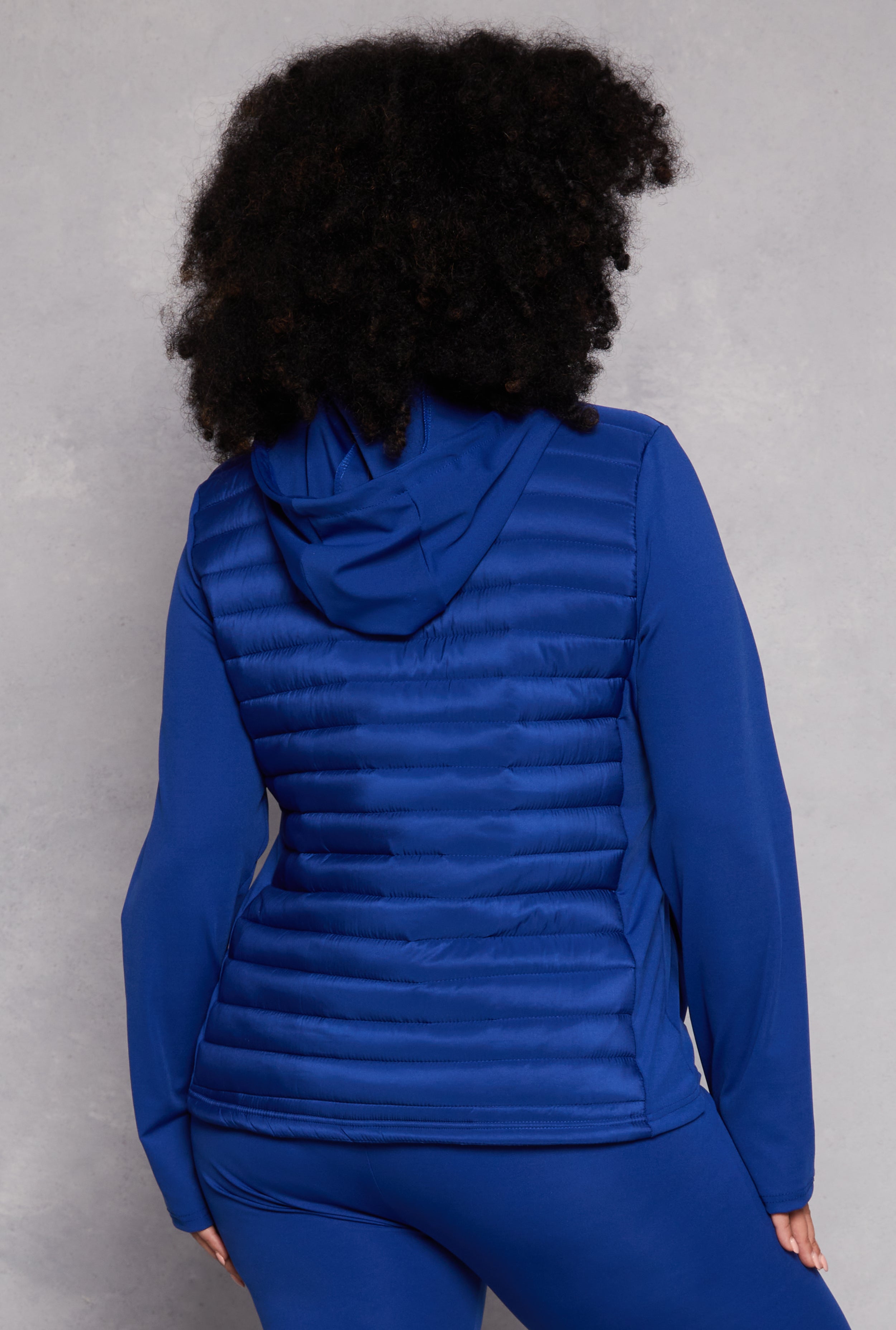 Plus Size Puffer Track Jacket、mySite、camillekostekn