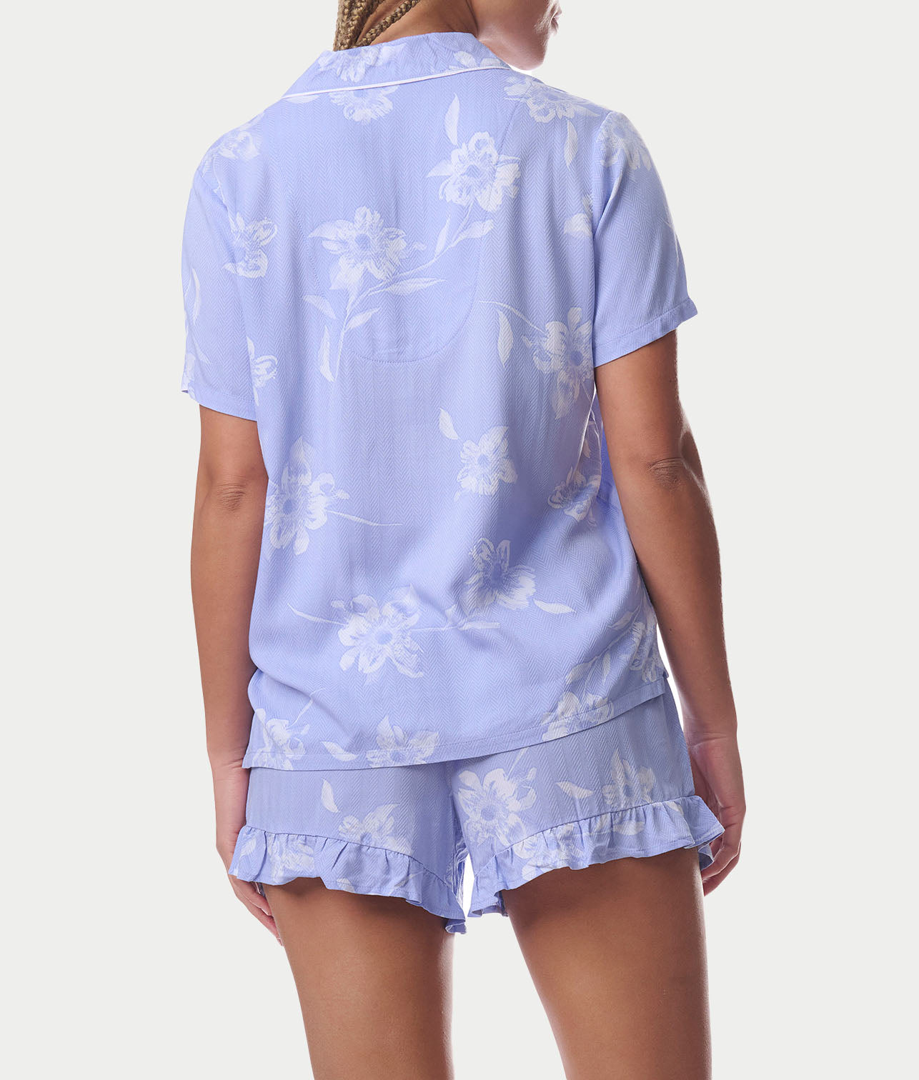  Notch Collar Woven Shorts Set、mySite、justintrudeaud