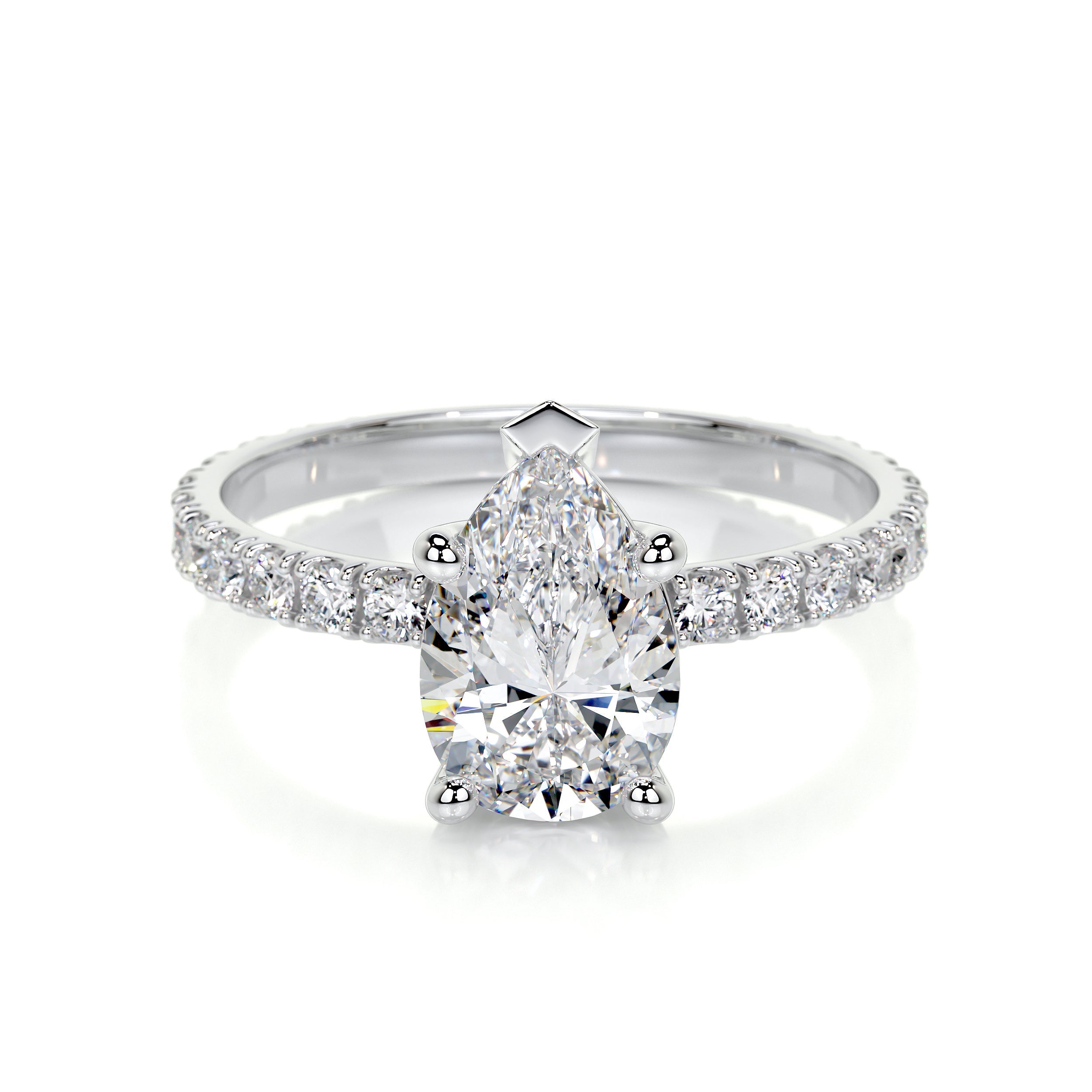 Hailey Lab Grown Diamond Ring -18K White Gold、mySite、hinf8tx79