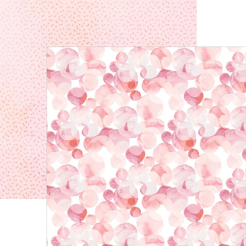  Scrapbook Paper - Pink Watercolor Polka Dots、mySite、ghnorth