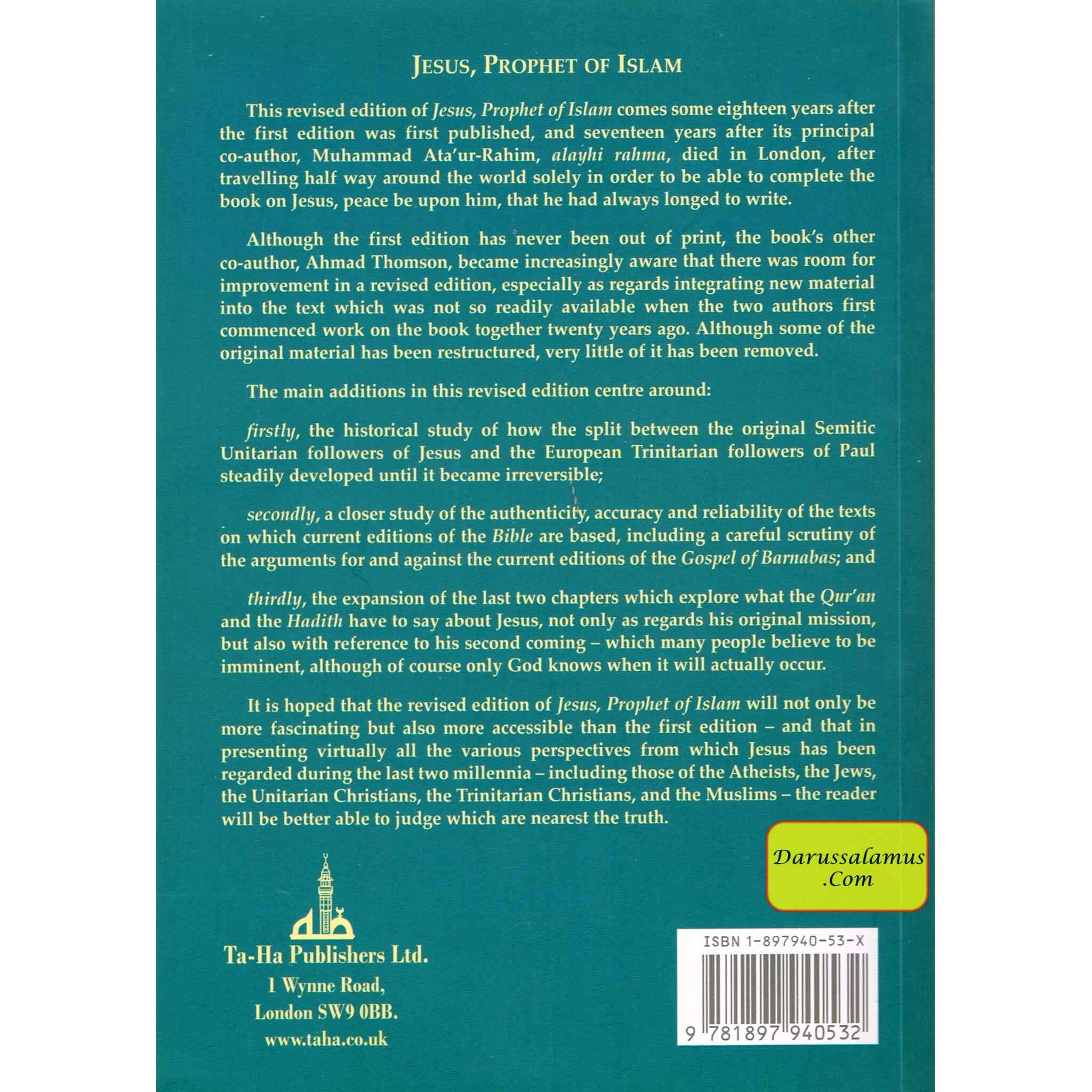 Jesus Prophet of Islam By Muhammad Ata ur-Rahim & Ahmad Thomson、mySite、topwebapps