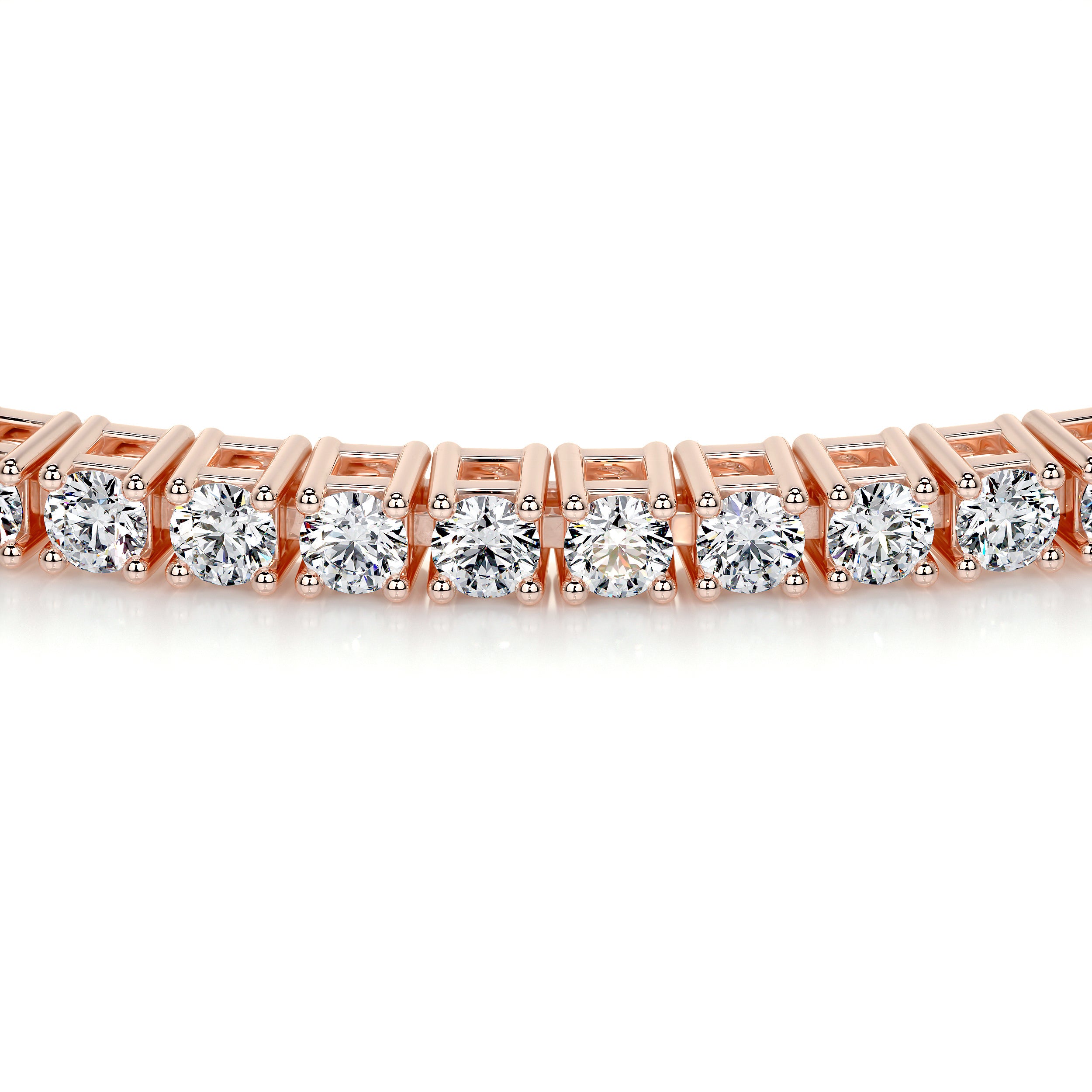 Sidney Tennis Lab Grown Diamonds Bracelet -14K Rose Gold、mySite、hinf8tx79
