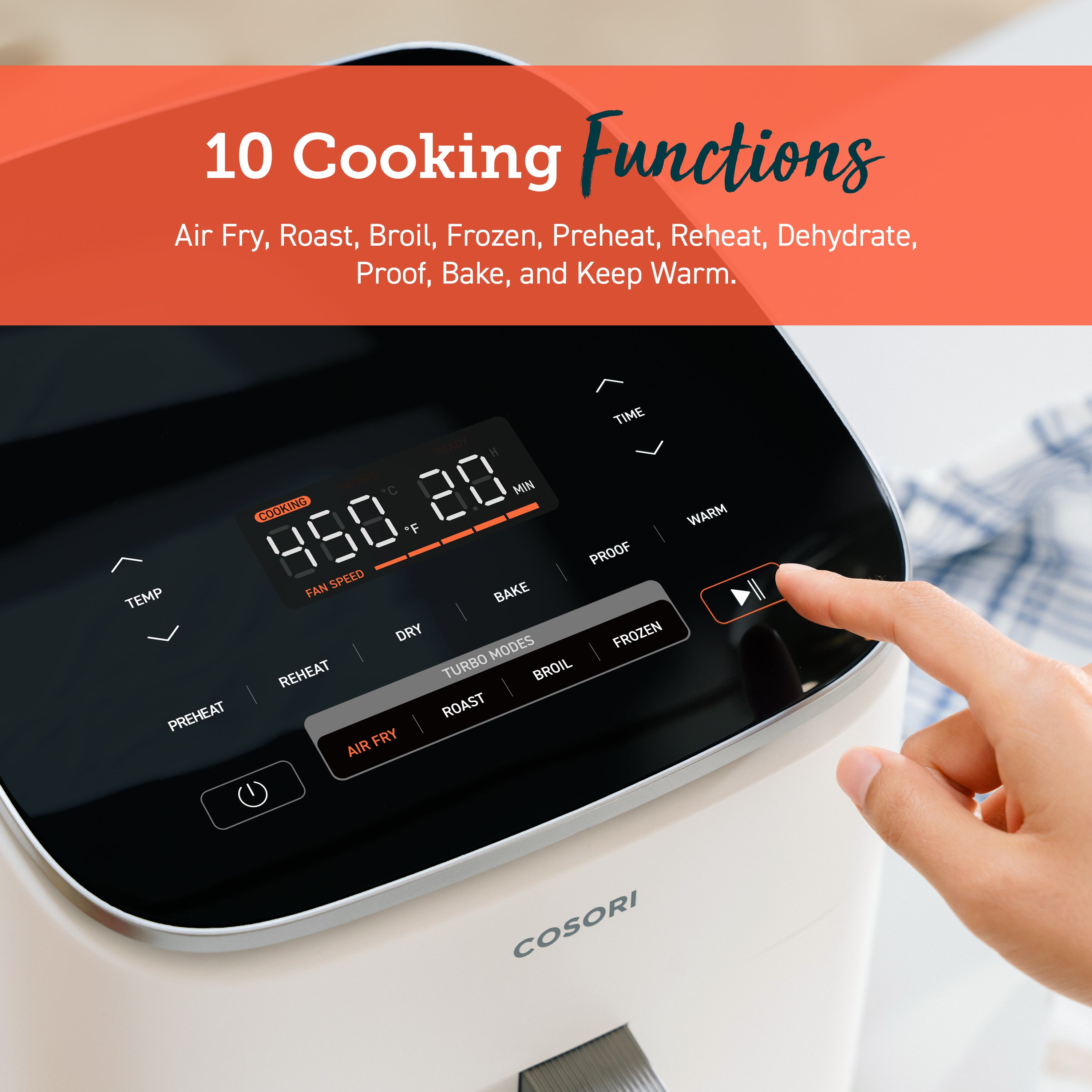 TurboBlaze™ 6.0-Quart Smart Air Fryer - Cream、mySite、fannypackpong