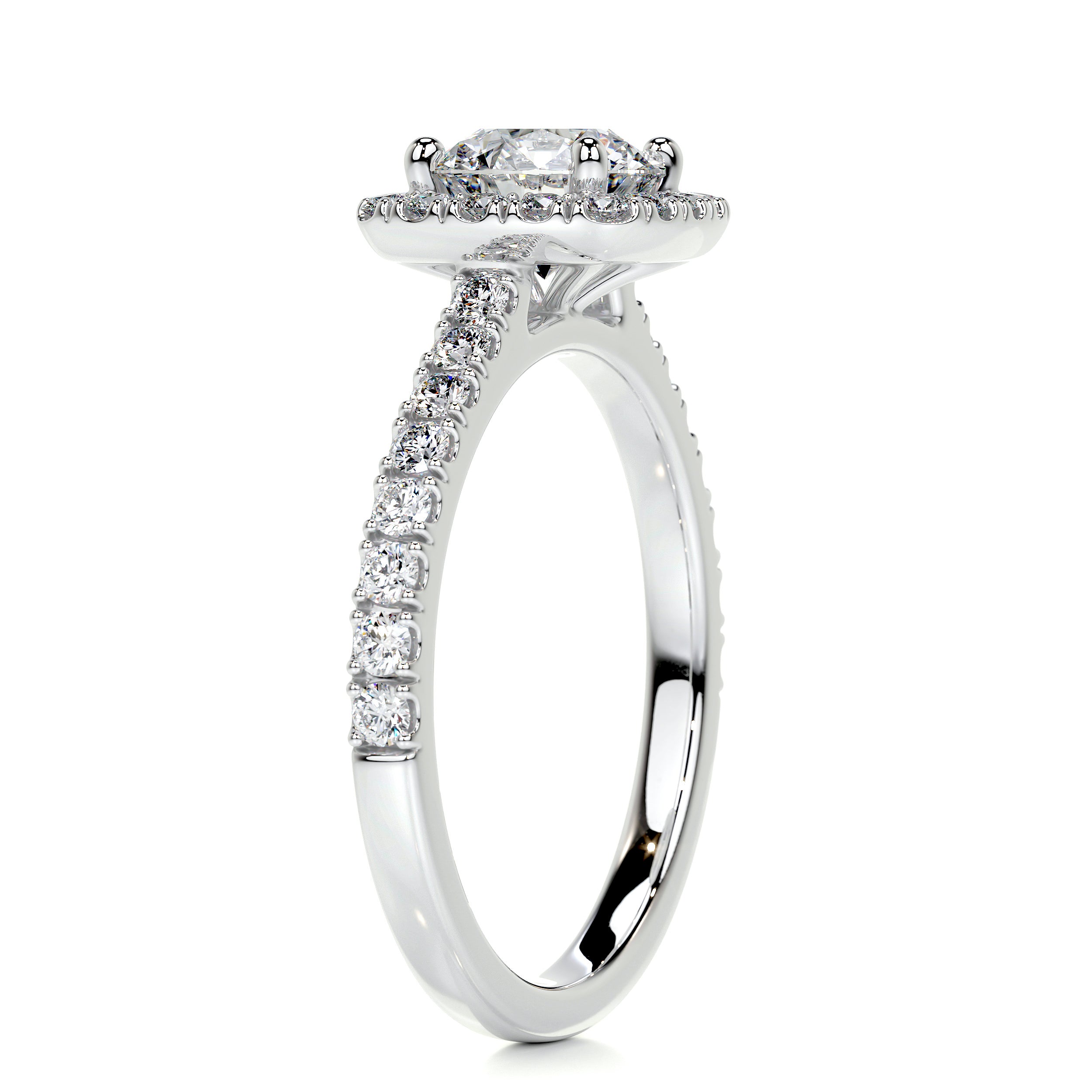 Claudia Diamond Engagement Ring -14K White Gold、mySite、hinf8tx79