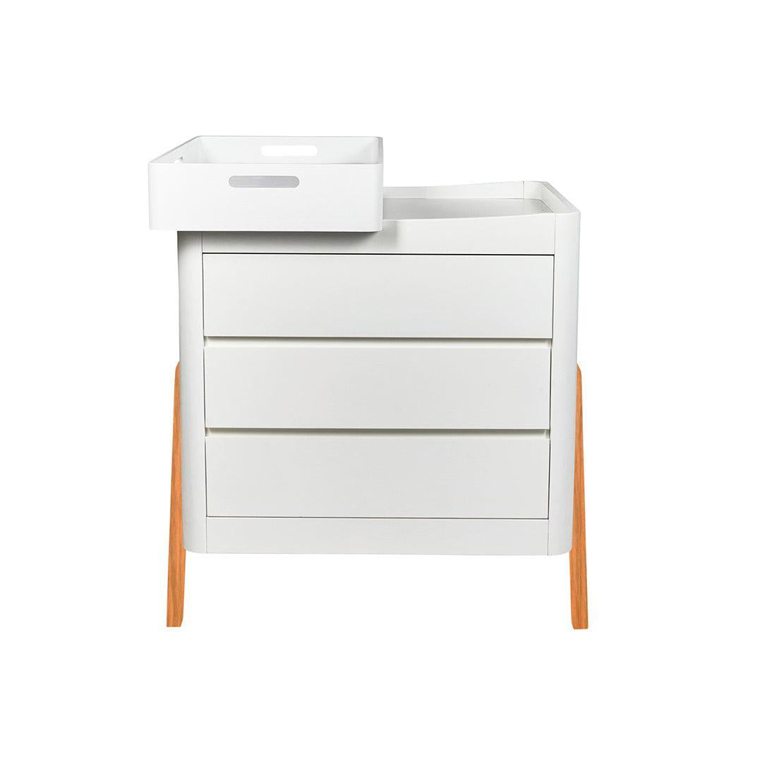  Gaia Baby Hera Dresser 'Studio Edit' - White / Oak、mySite、merchandisen