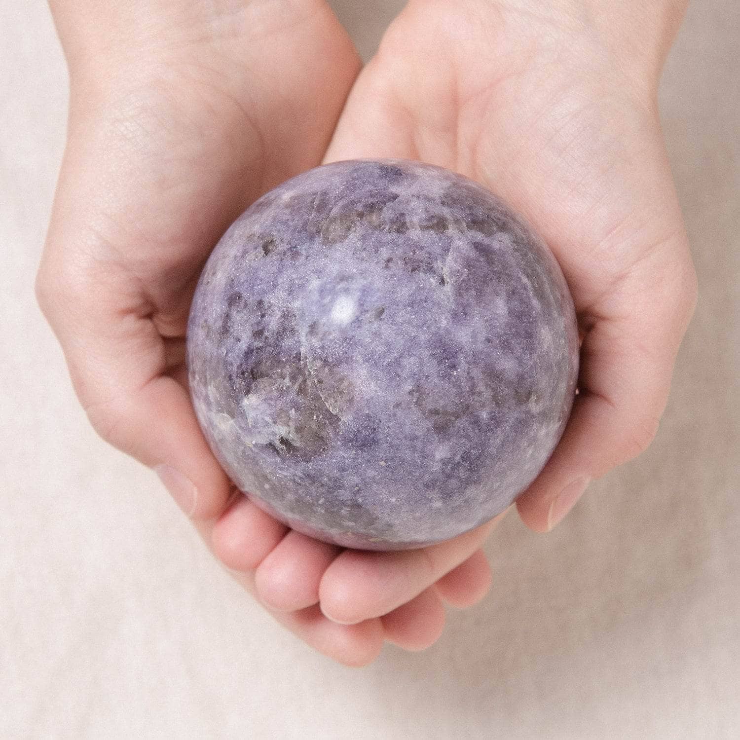 Lepidolite Sphere with Tripod - AAA Premium Quality、mySite、hinf8tx79