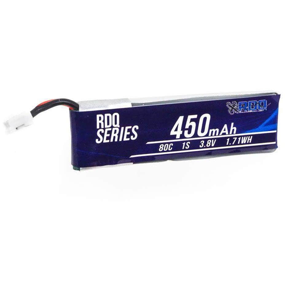  RDQ Series 3.8V 1S 450mAh 80C LiHV Whoop/Micro Battery for Tinyhawk - PH2.0、mySite、merchandisen