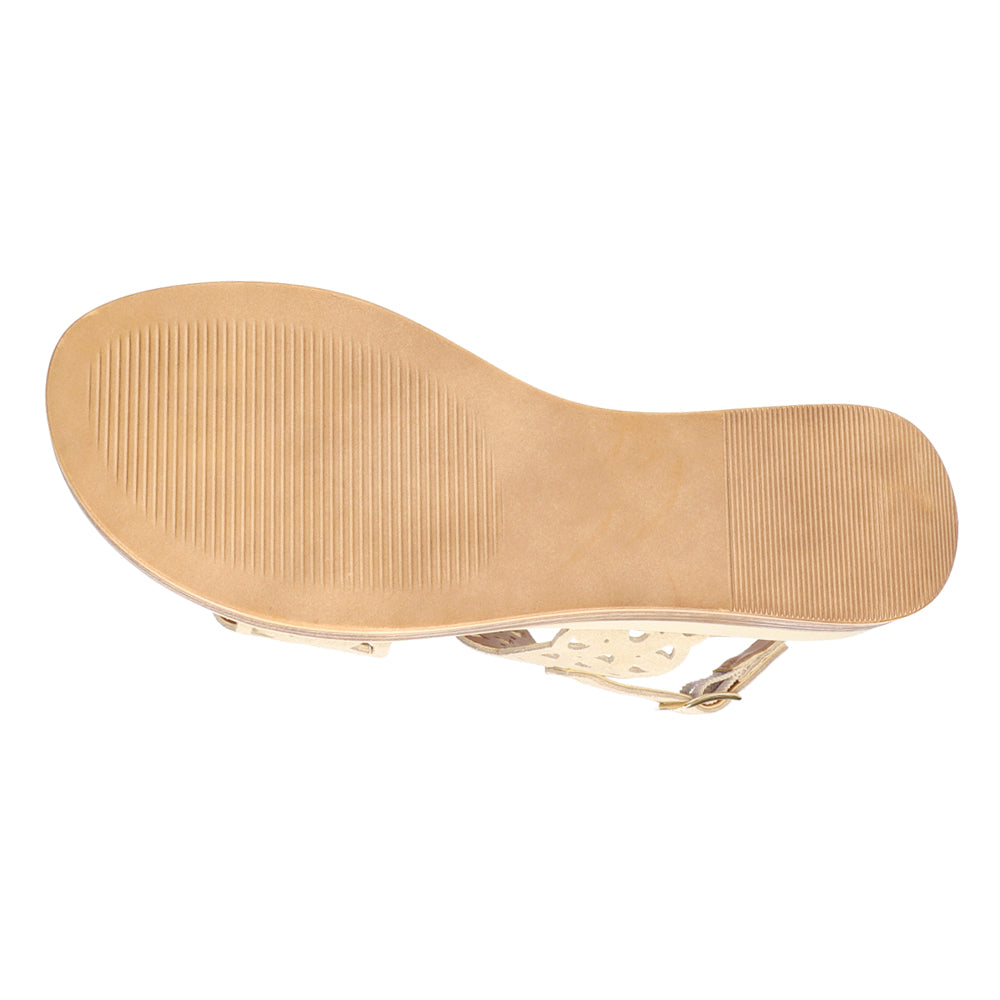 Zoe-Italy Cut Out Slingback Wedge Sandals、mySite、gtrtttuynbv