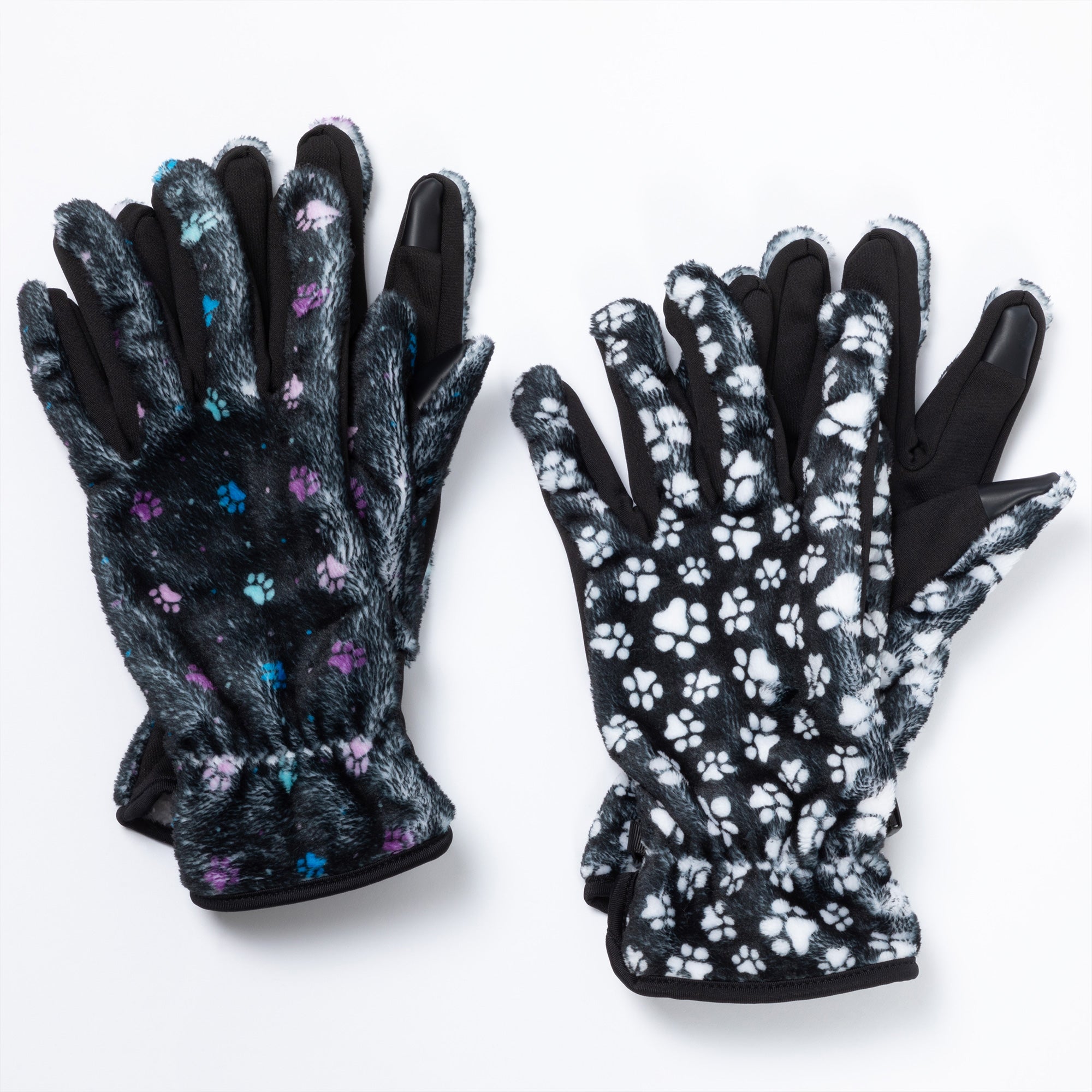 Super Cozy Paw Print Touch Screen Gloves、mySite、camillekostekn