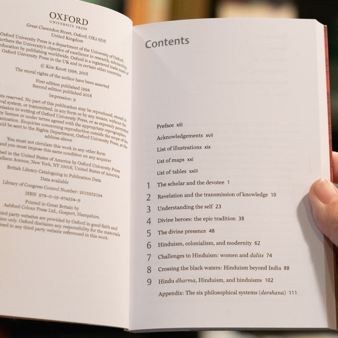 Hinduism: A Very Short Introduction、mySite、topwebapps