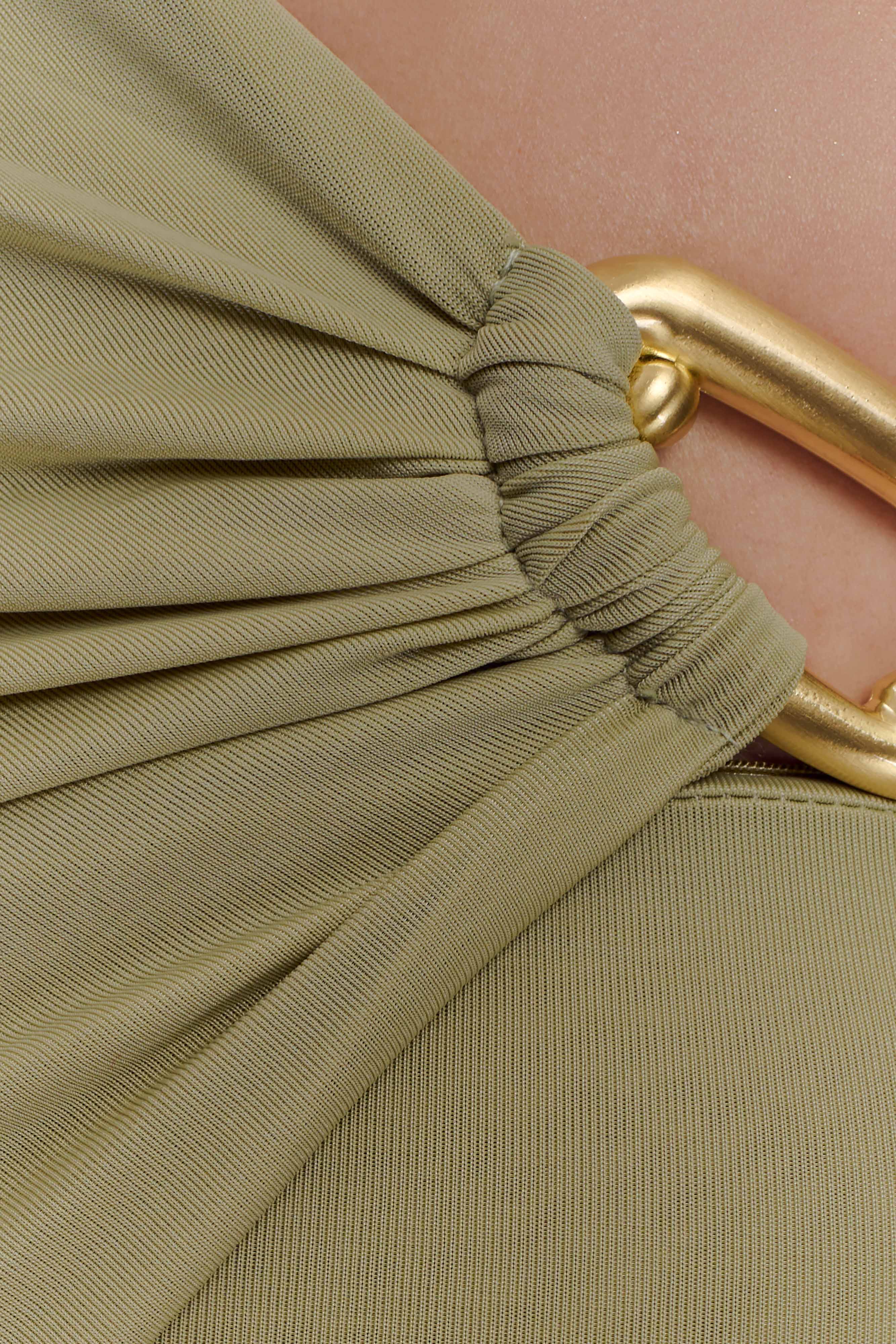 Ashford Asymmetrical Slinky Maxi Dress - Sage、mySite、solidvoid