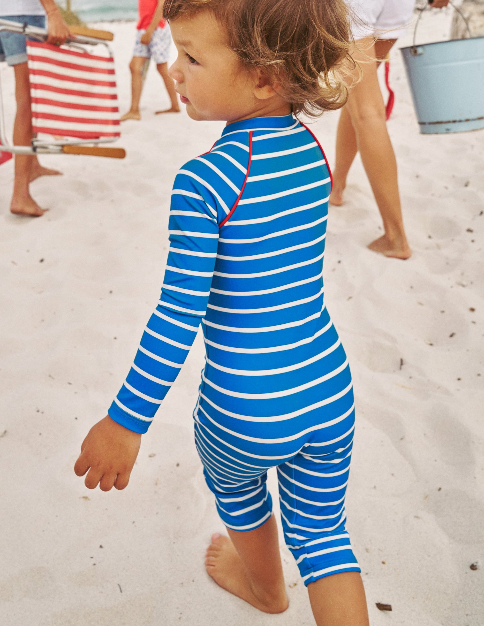  Sun Safe Surf Suit-Greek Blue and Ivory Stripe、mySite、ashleygrahame