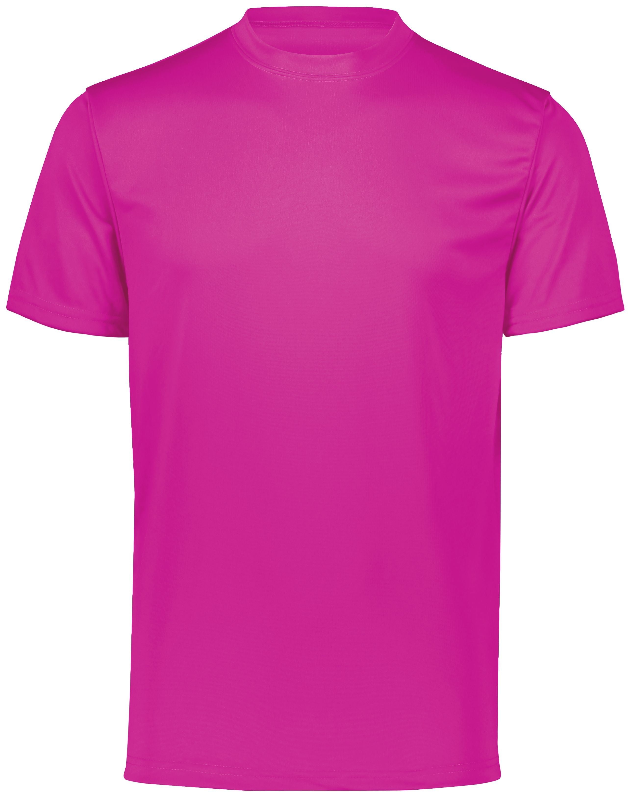 Augusta Youth NexGen Wicking Tee - Power Pink、mySite、noshort
