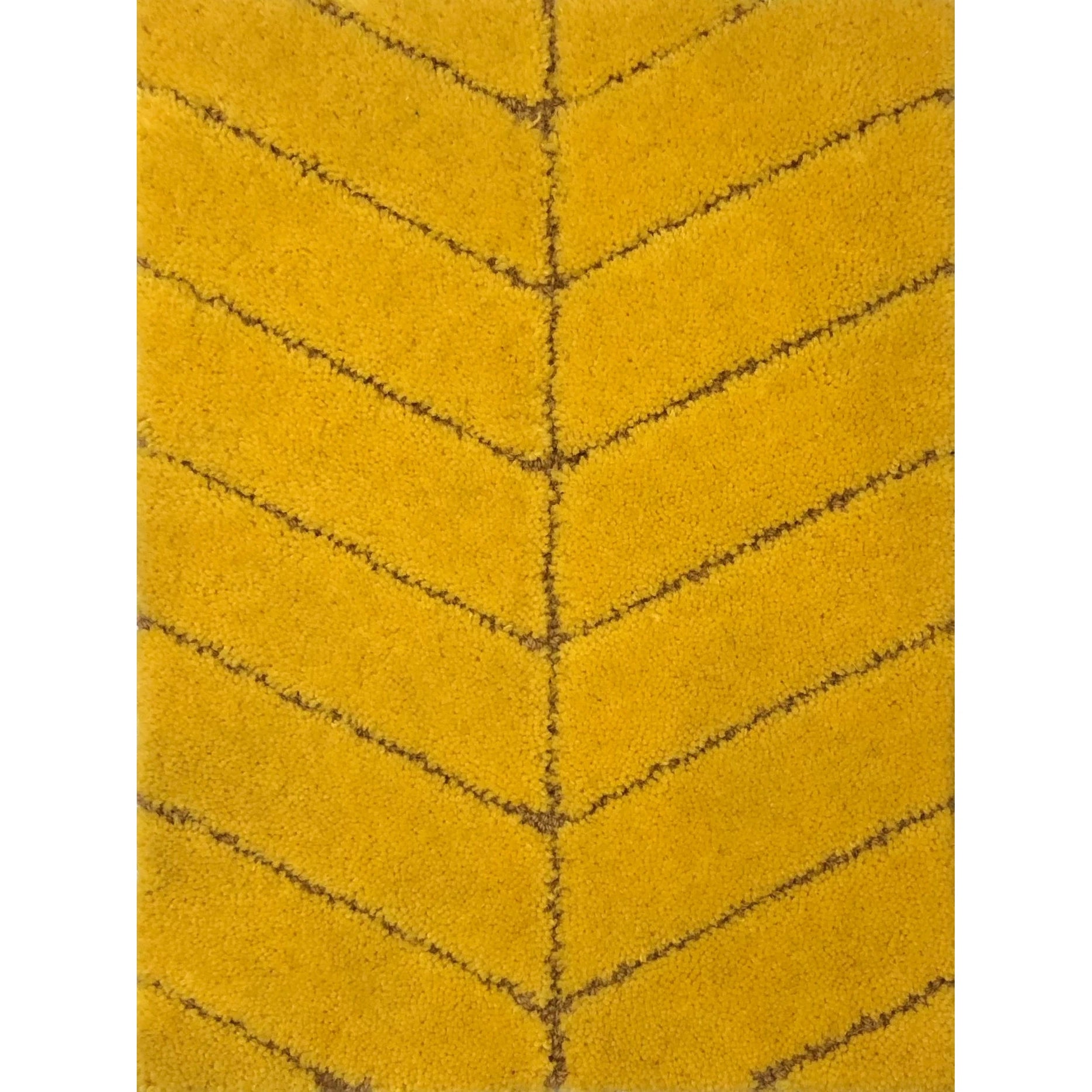 Point de Hongrie Hand Tufted Mustard Yellow Area Rug、mySite、gigharbornorthrealestate