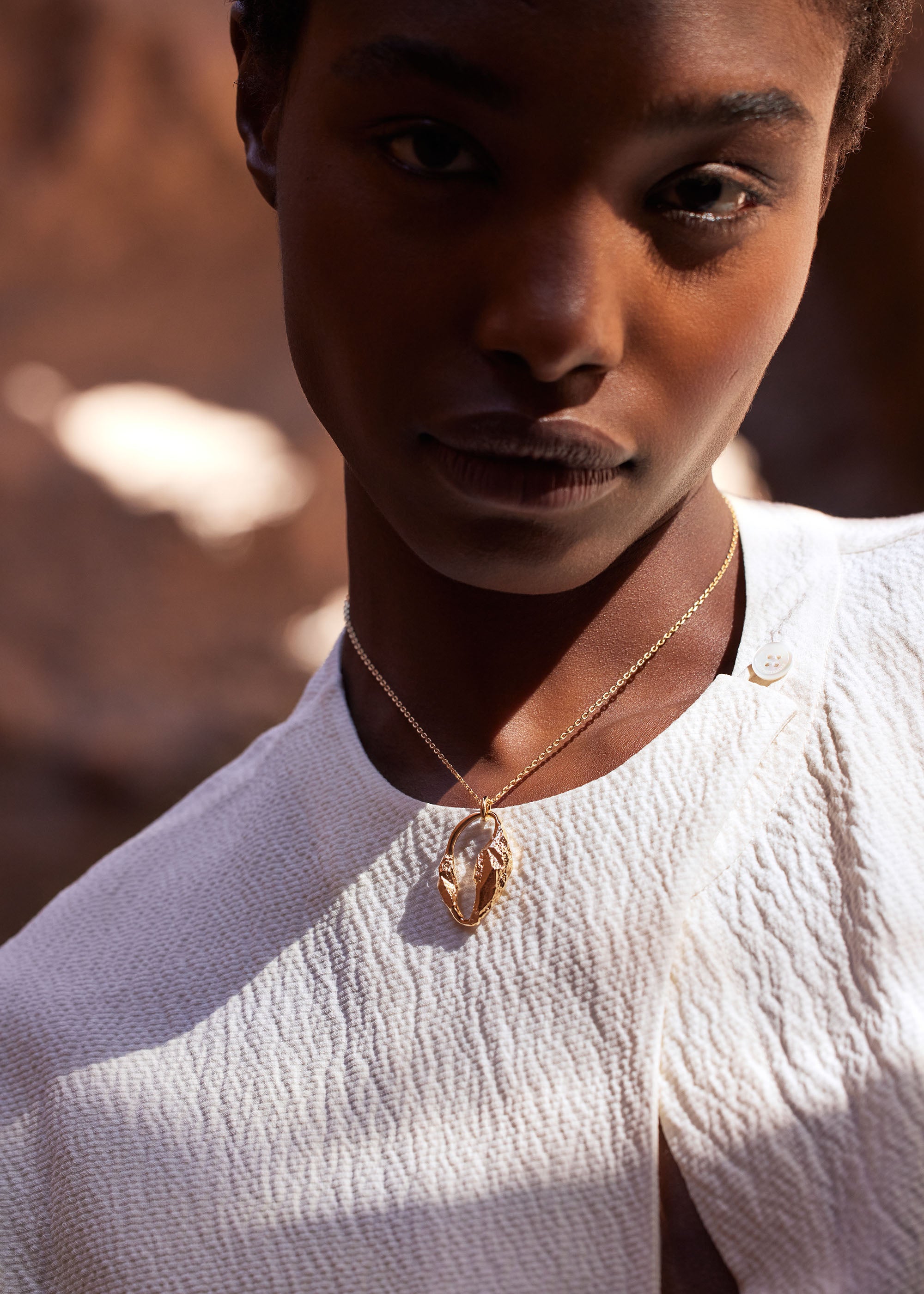 Pendentif Eroz - Dor茅e � l��or 24 carats、mySite、camillekostekn