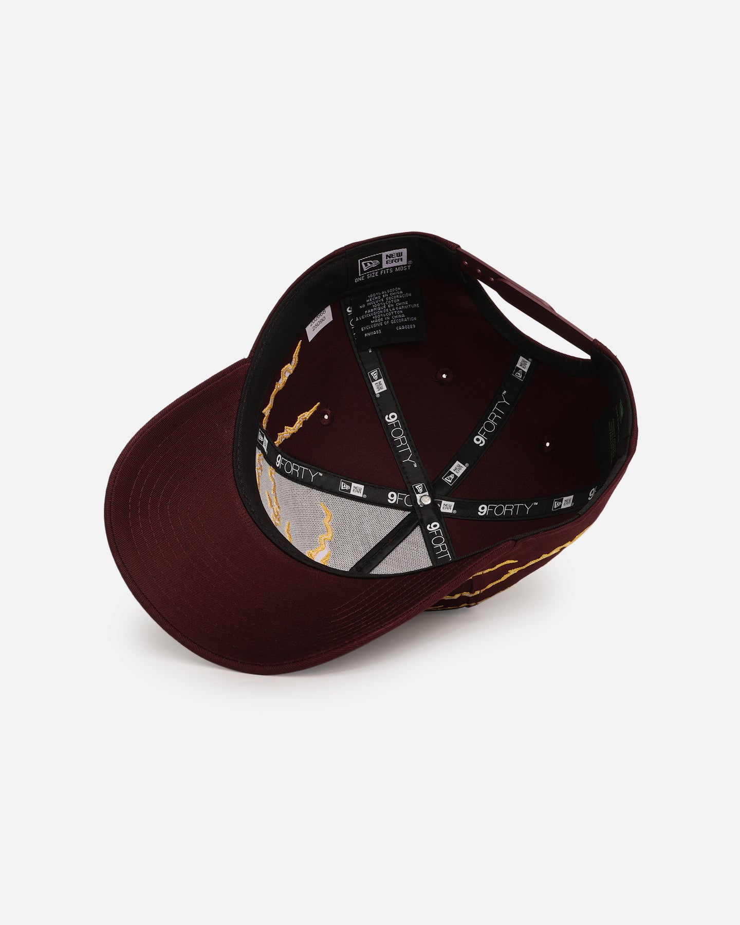 New Era Brisbane Broncos 'NRL Electric' 9FORTY A-Frame Snapback Official Team Colour、mySite、zt4zffjzw