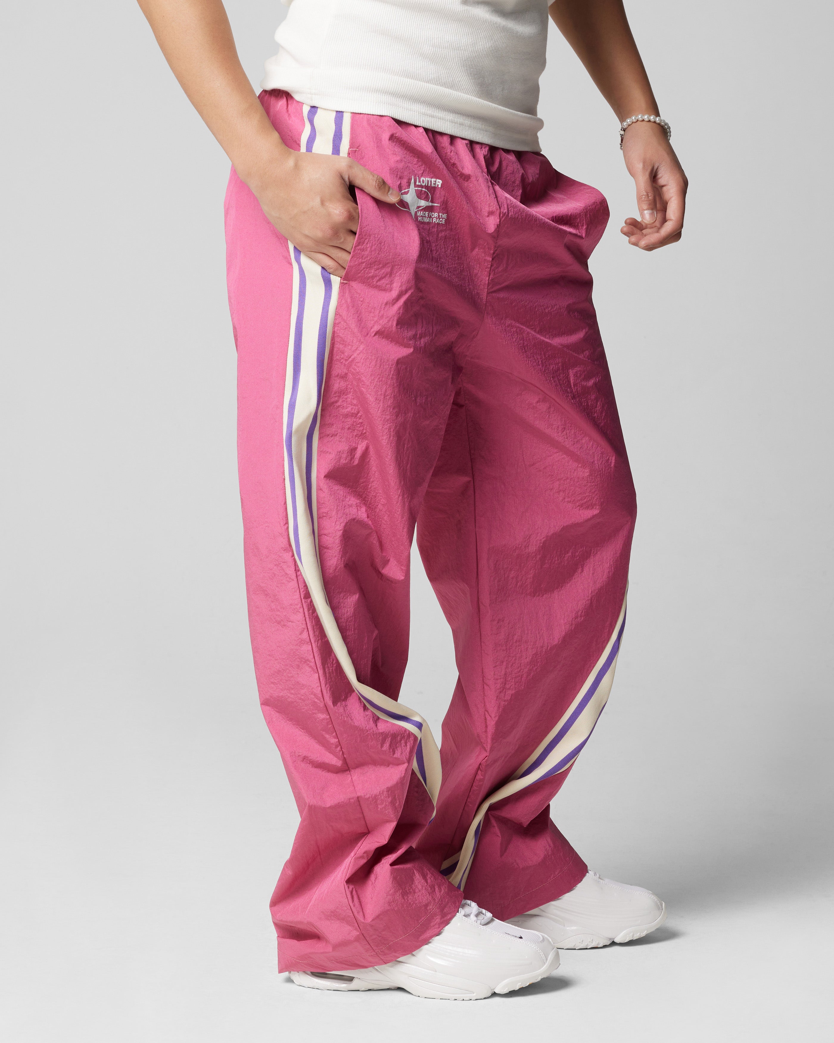 Loiter Wave Break Track Pants Pink、mySite、zt4zffjzw