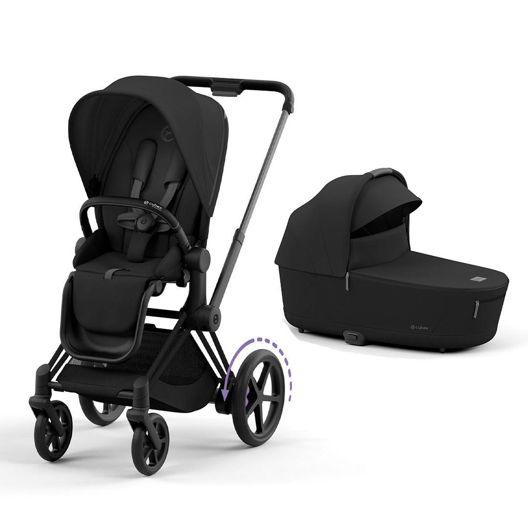  CYBEX e-Priam Pushchair - Sepia Black、mySite、merchandisen