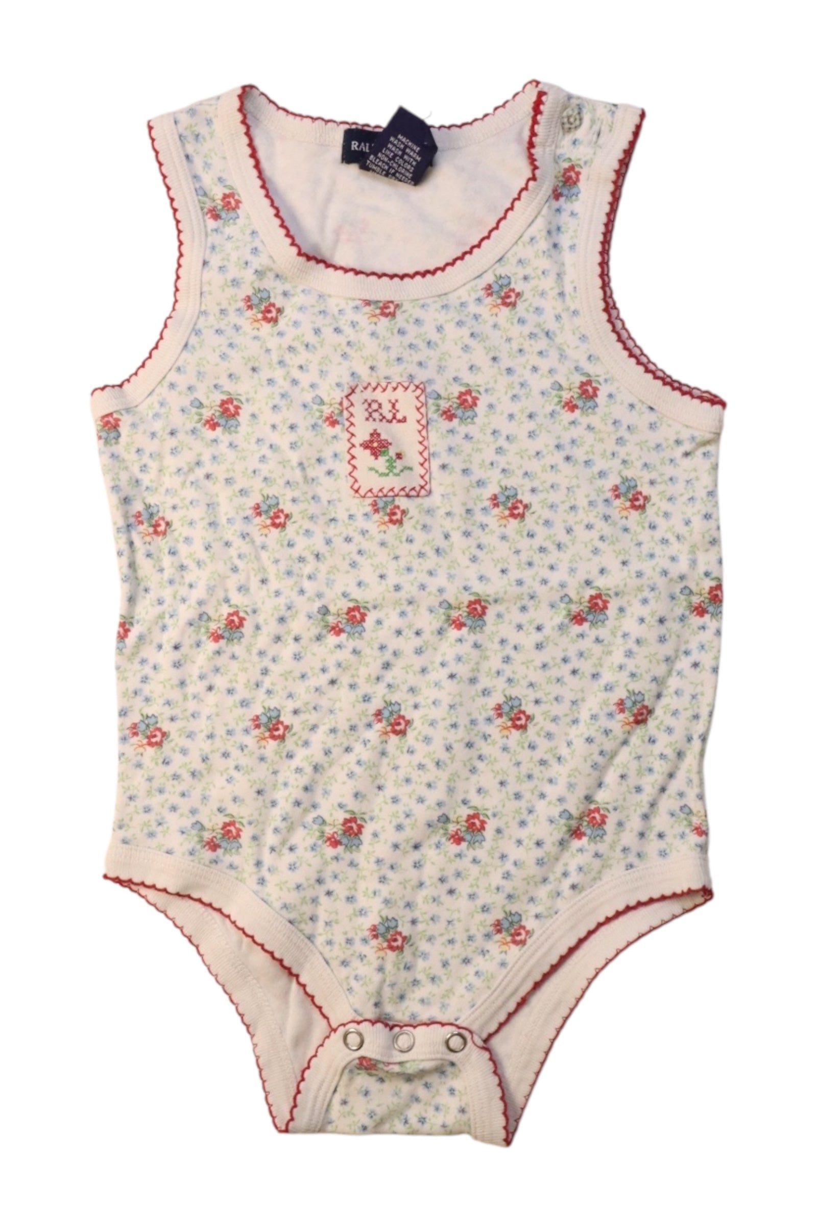 Ralph Lauren Sleeveless Floral Bodysuit 18-24M、mySite、g9winljtr