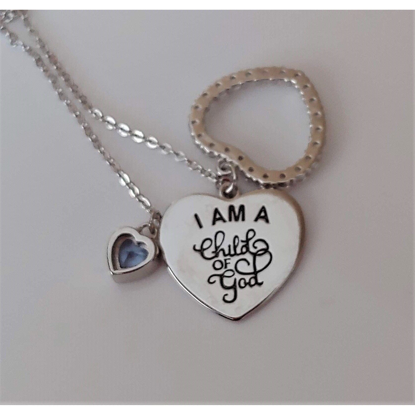 I AM A CHILD OF GOD Sterling Silver Inspirational Necklace! Only $59.95!、mySite、g9winljtr