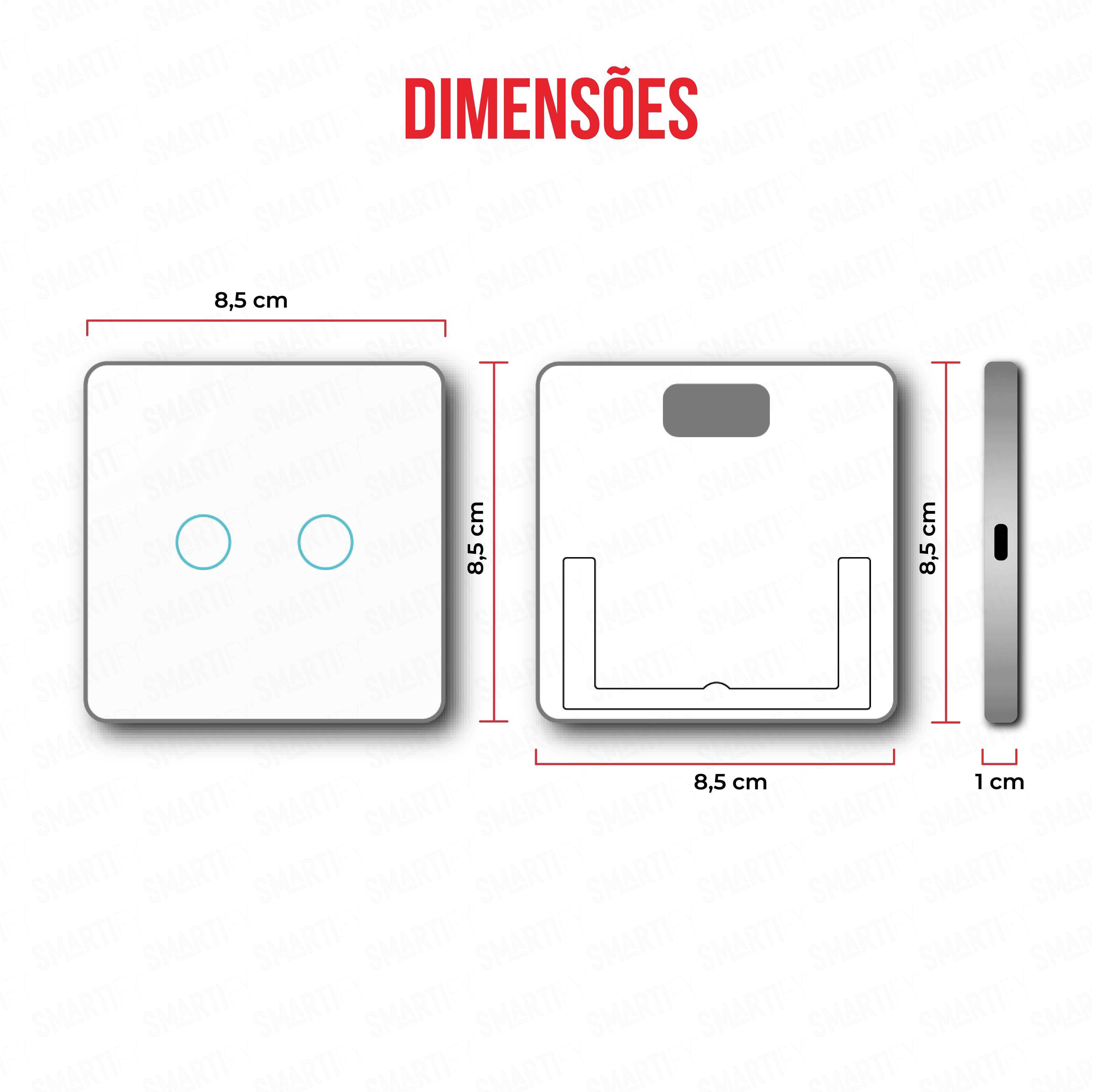 Smartify vPRO Comando de Cenários 2 Botões (6 Cenários) Zigbee Branco - SYPC02ZBBR、mySite、fannypackpong