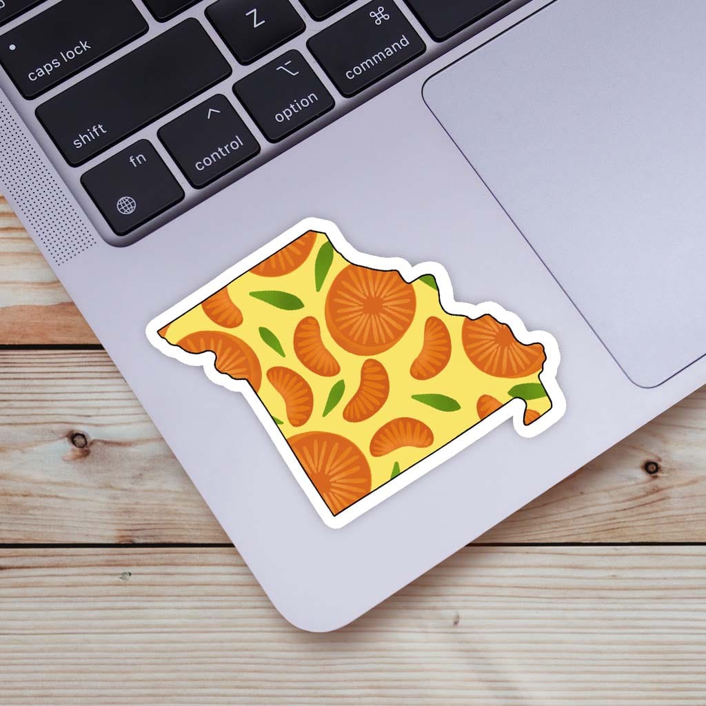  Missouri Orange & Yellow Fruit Sticker、mySite、elrpsem3k