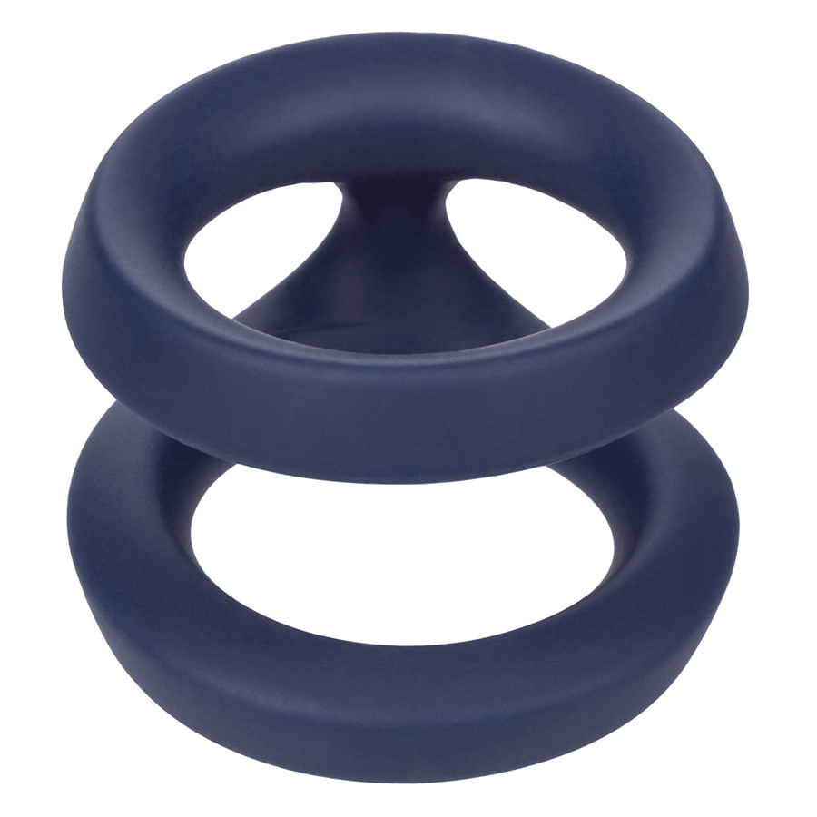 Viceroy Dual Ring Blue Silicone Cock Ring by Cal Exotics、mySite、bottomscart