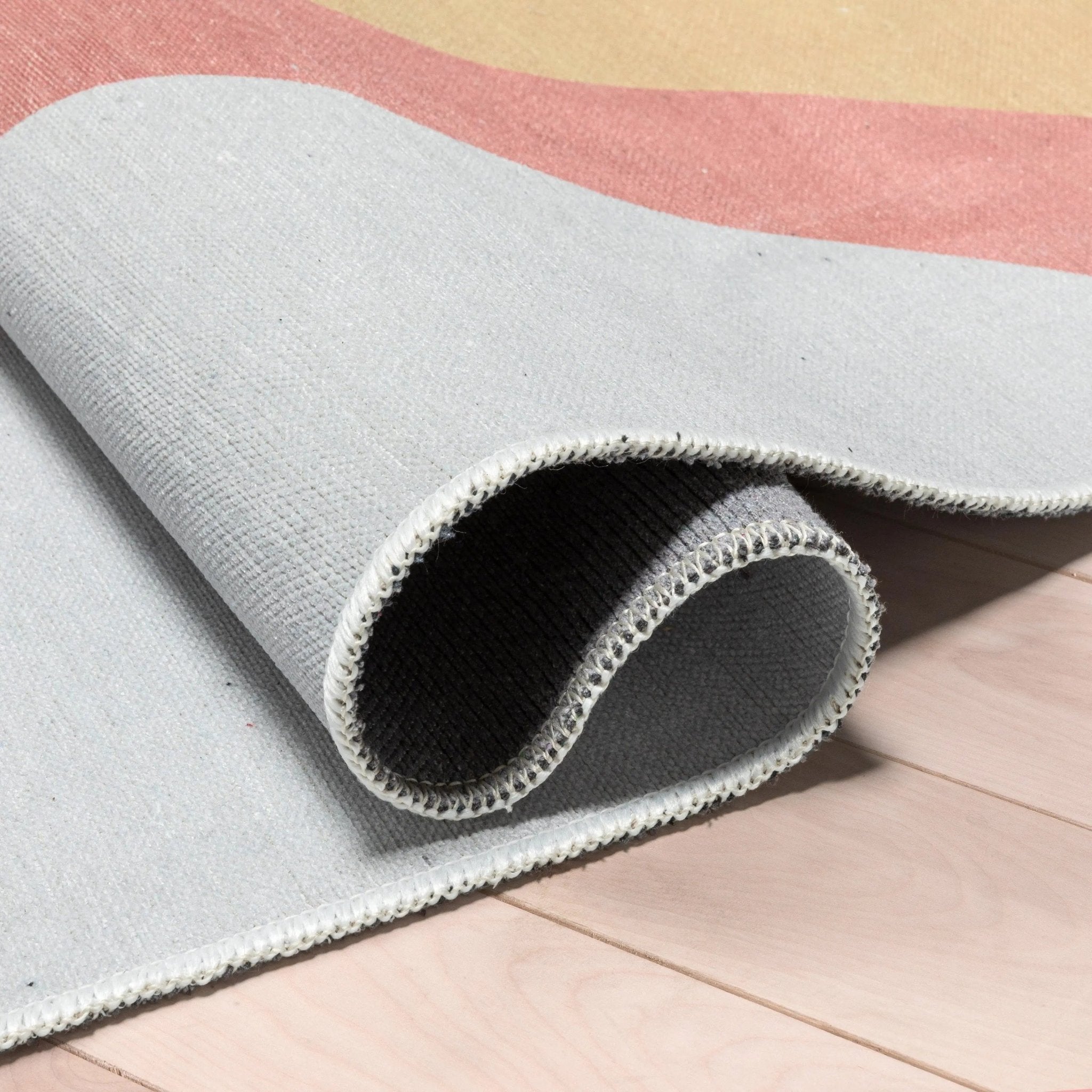 Rainbow Modern Multi Color Area Flat-Weave Rug、mySite、gigharbornorthrealestate