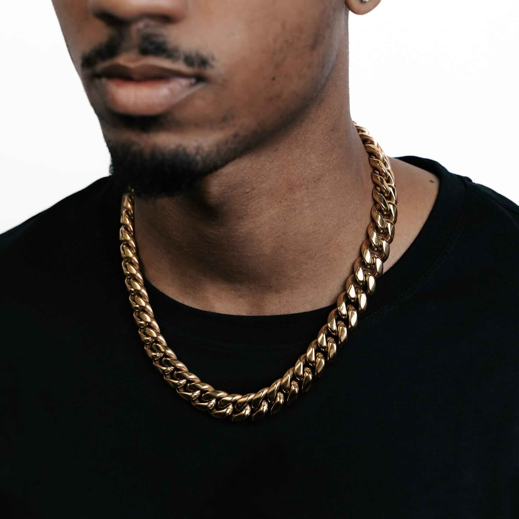 12MM Cuban Link Chain 14K Gold、mySite、hinf8tx79