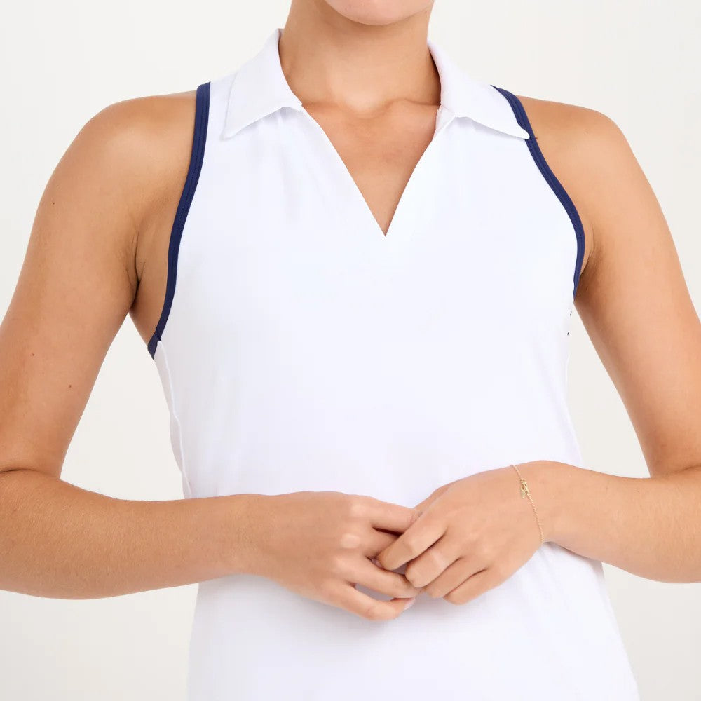 Sofibella Women's Indigo Dress - White/Navy