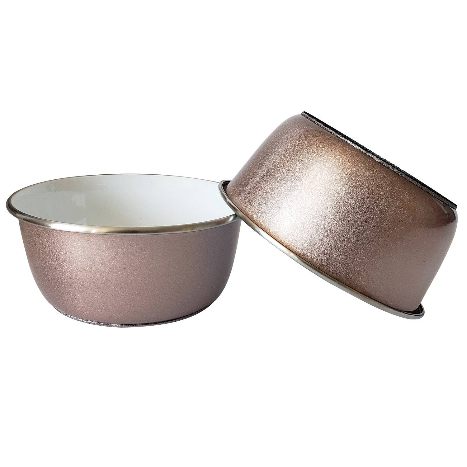 Rose Gold Pet Bowls-Eating with Style! Durobolz *、mySite、g9winljtr