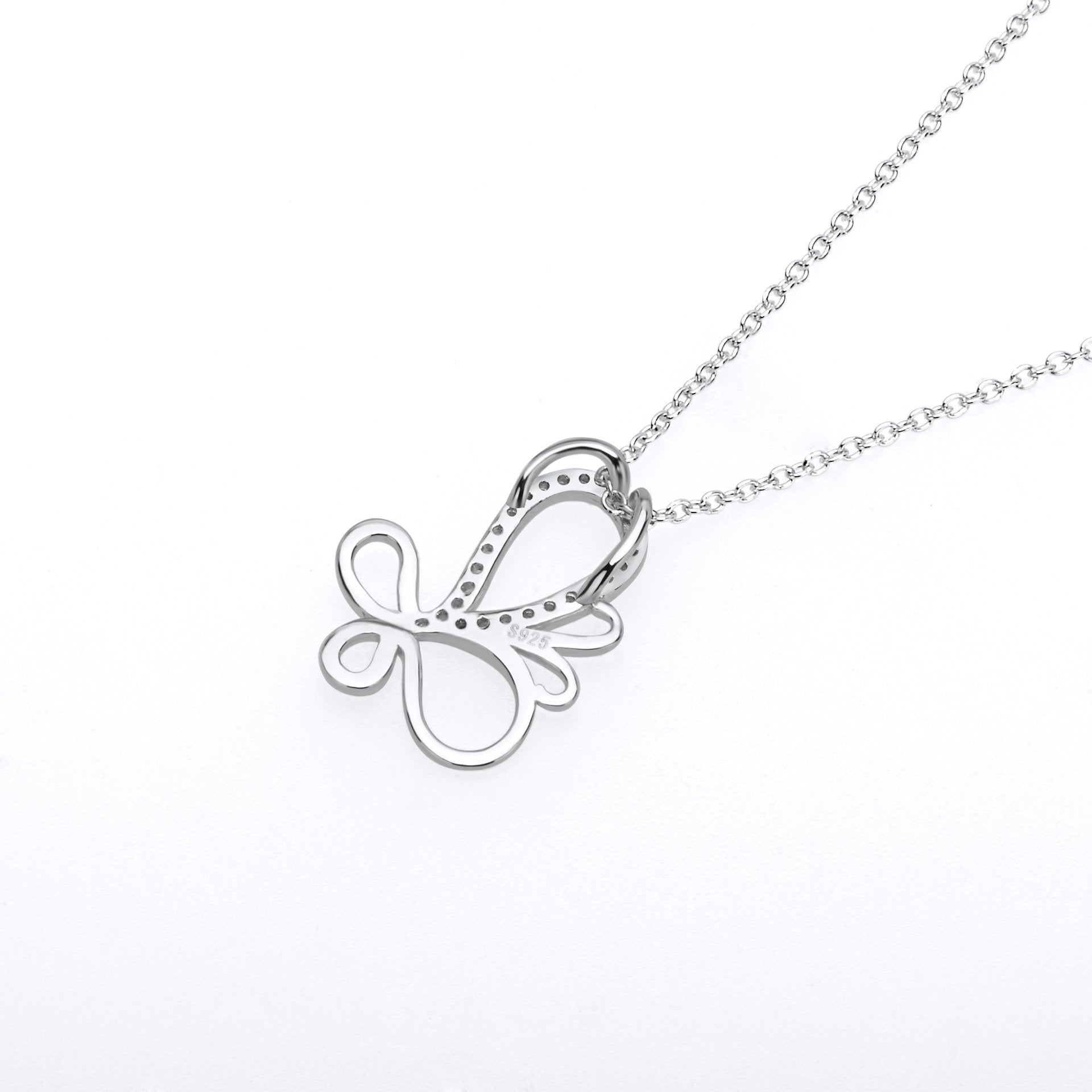Butterfly Necklaces Sparkling Beauties in Solid Sterling Silver、mySite、g9winljtr