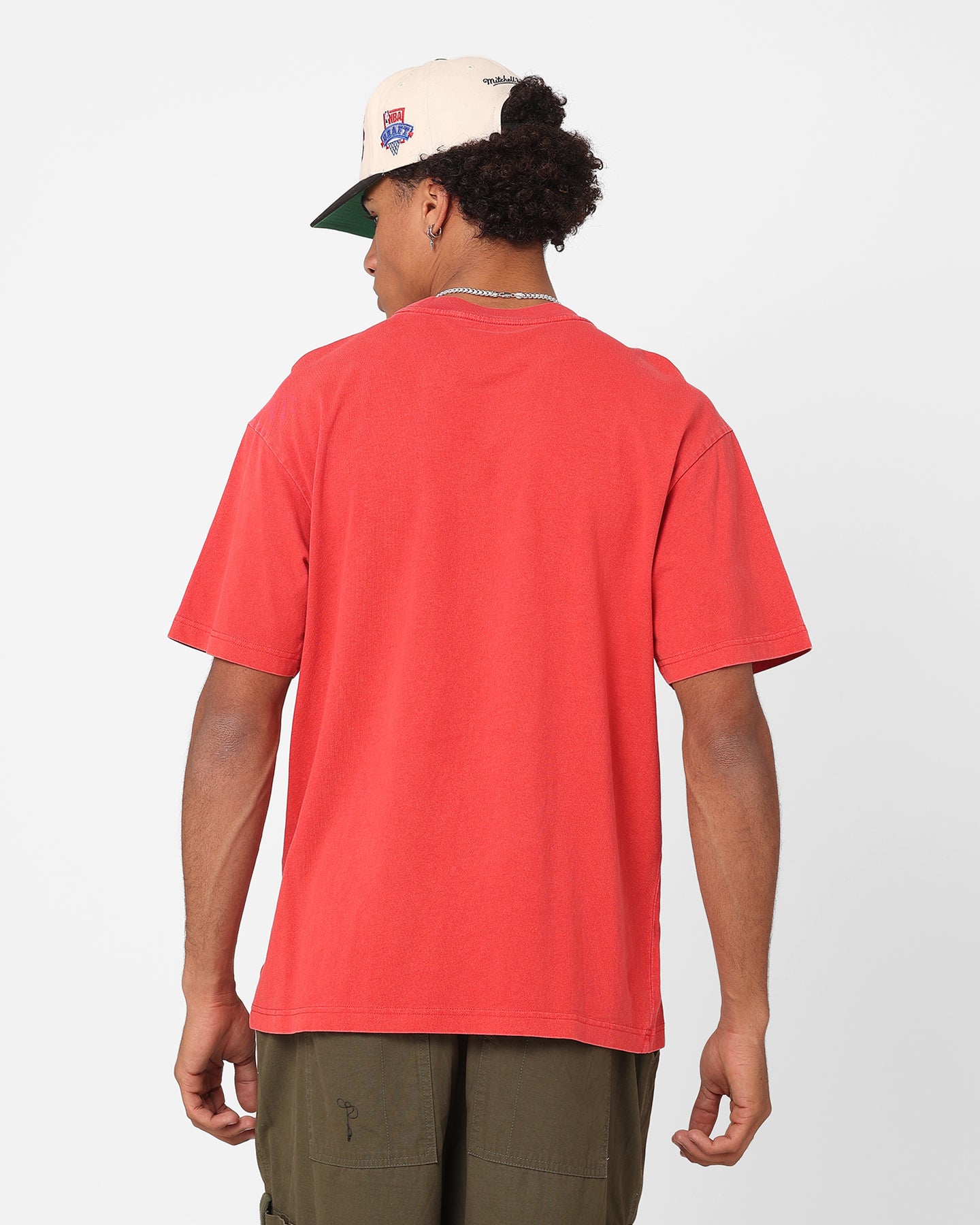 Mitchell & Ness Chicago Bulls Highway Logo T-Shirt Bulls Red、mySite、zt4zffjzw