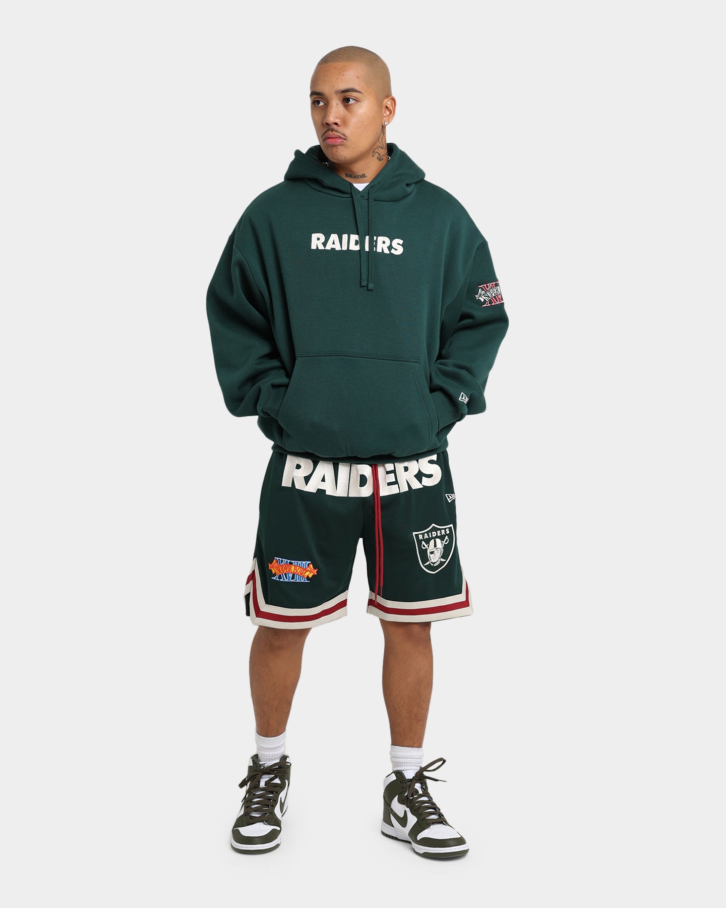 New Era Las Vegas Raiders Mesh Shorts Dark Green、mySite、zt4zffjzw