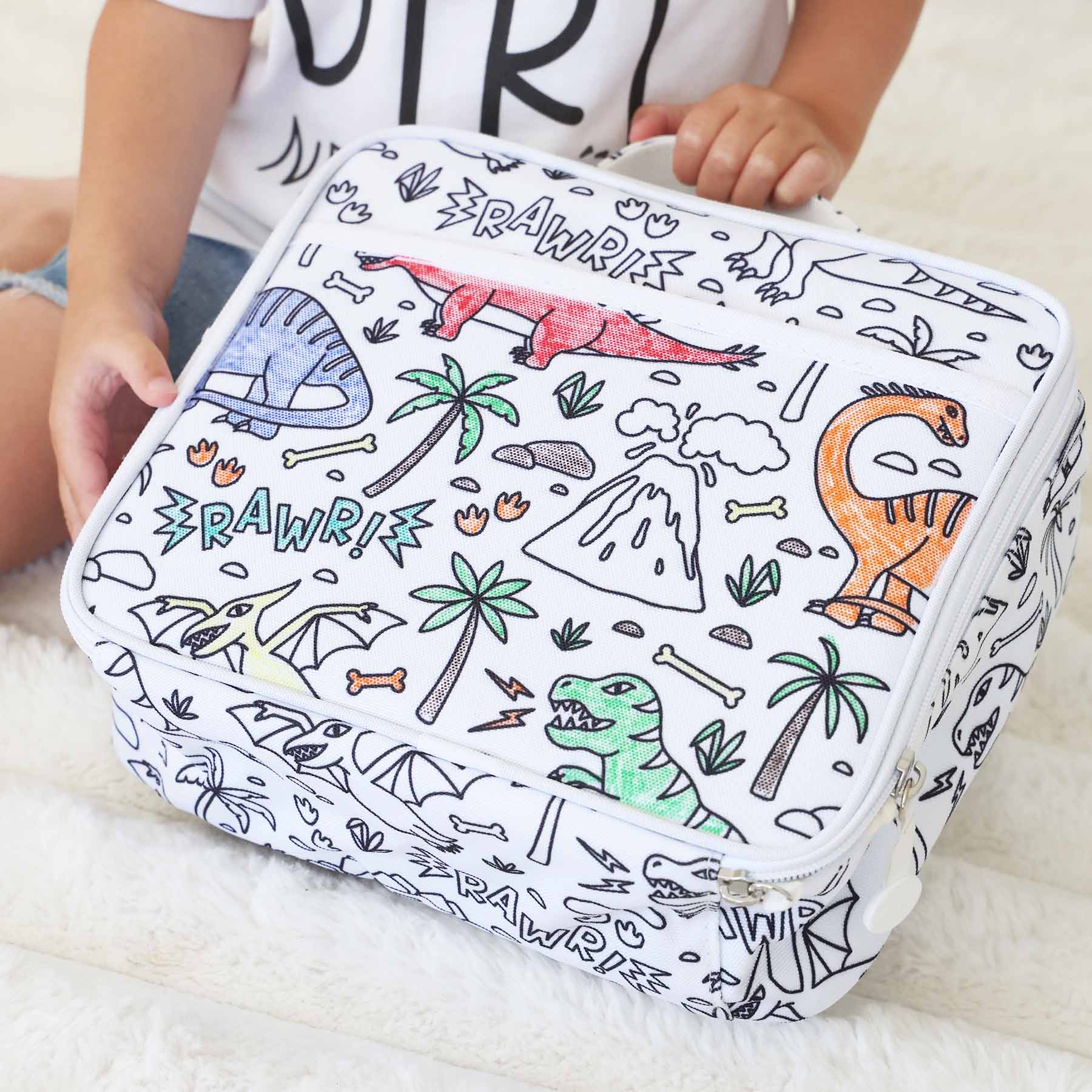  Kids Colorable Lunchbox | Jurassic Playground、mySite、layawaytickets