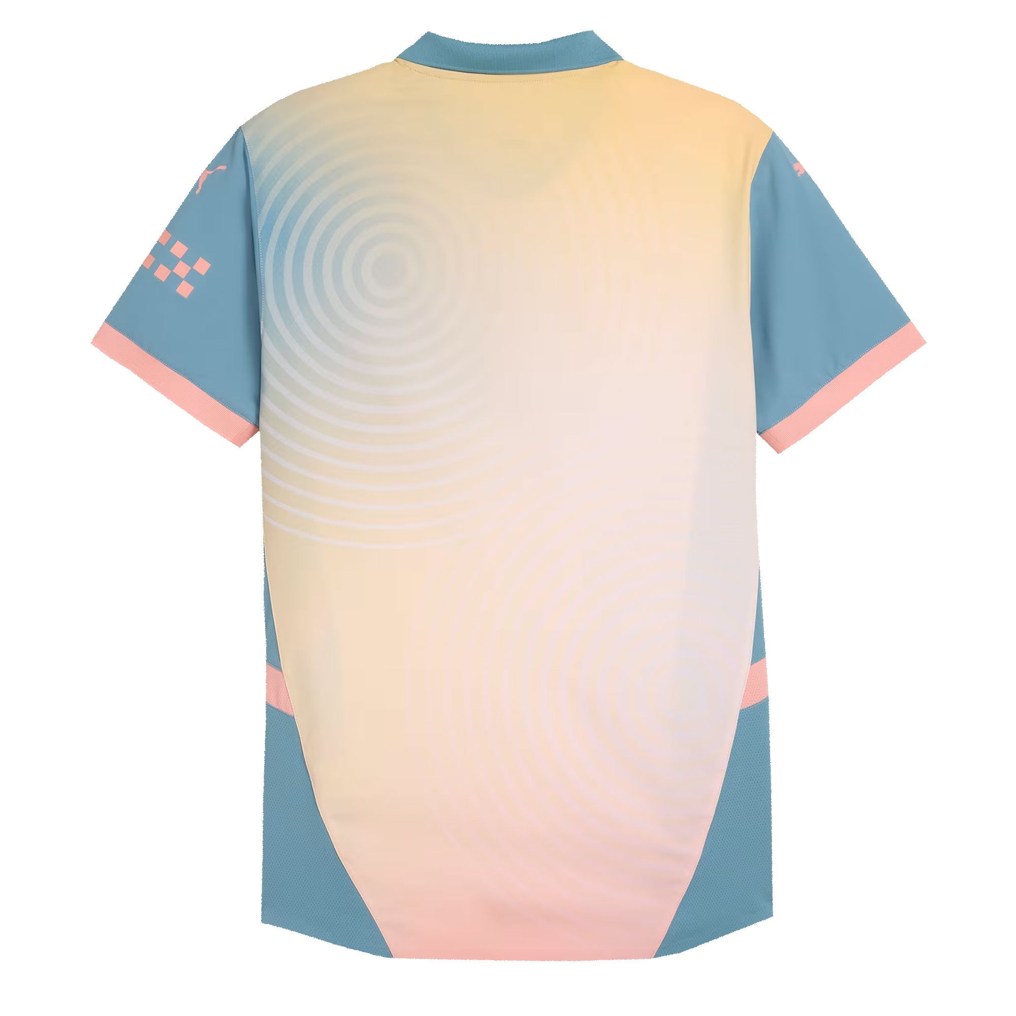 PUMA Men's Manchester City 2024/25 Authentic Fourth Jersey Rose Bay/Bold Blue、mySite、noshort