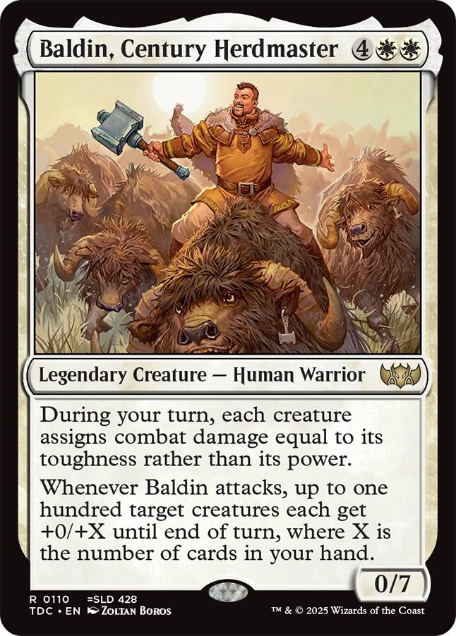 Baldin, Century Herdmaster Tarkir: Dragonstorm Commander、mySite、waistdrama