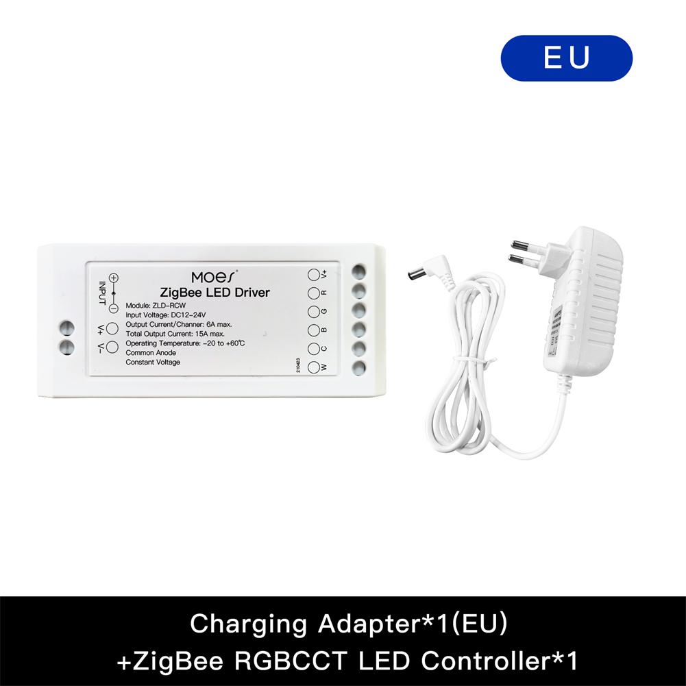 MOES ZigBee RGB Strip Light Multicolor LED Strip CCT LED Controller Plus Brightness Adjustable、mySite、fannypackpong